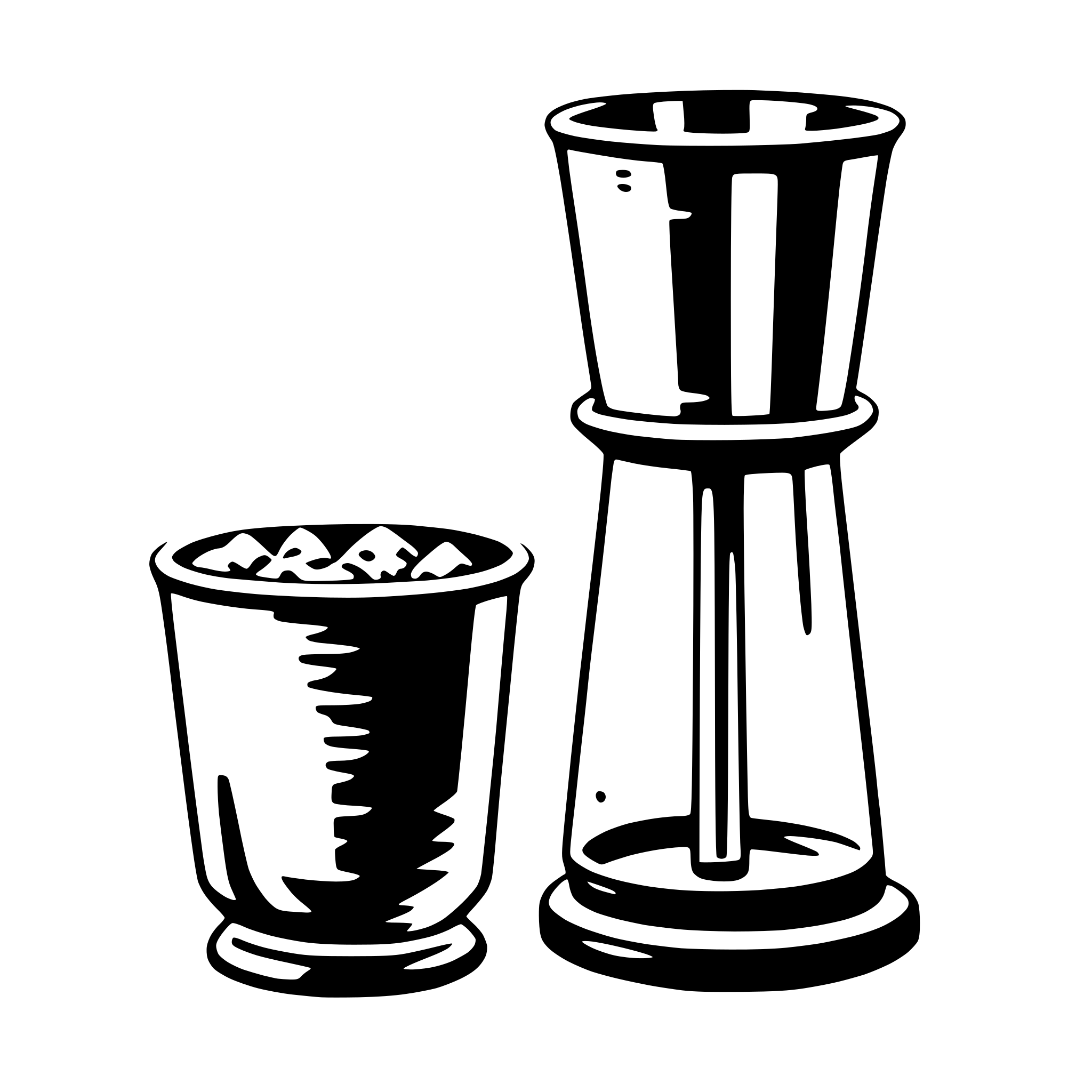 AI-generated SVG of a beaker