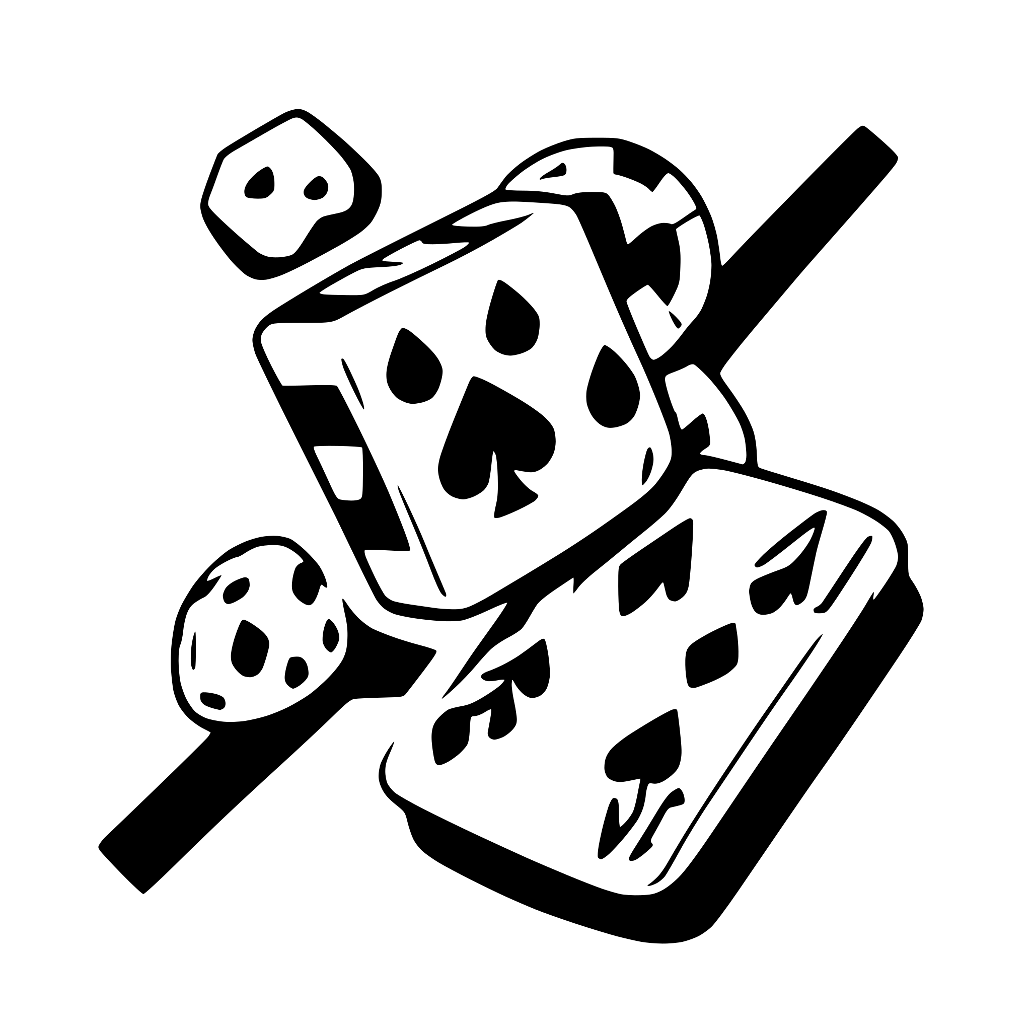 AI-generated SVG of a casino games