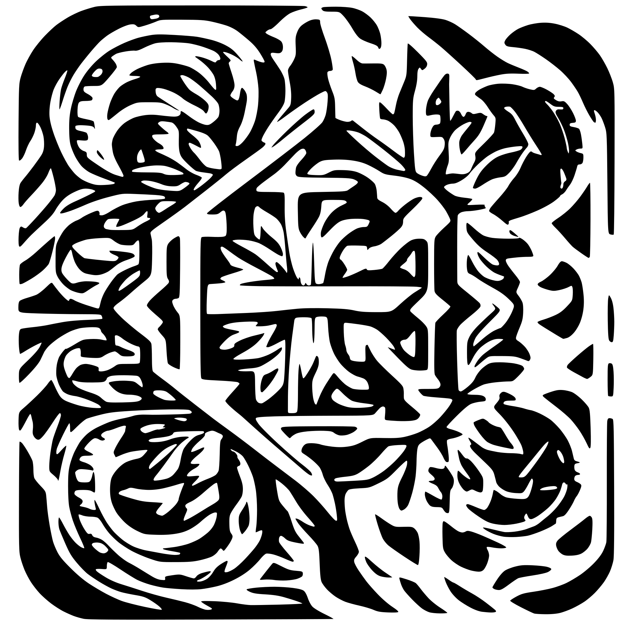 AI-generated SVG of a Generate an SVG logo with a creative and simple touch of white and blue with the name MBARTS CREATIVE STUDIOS