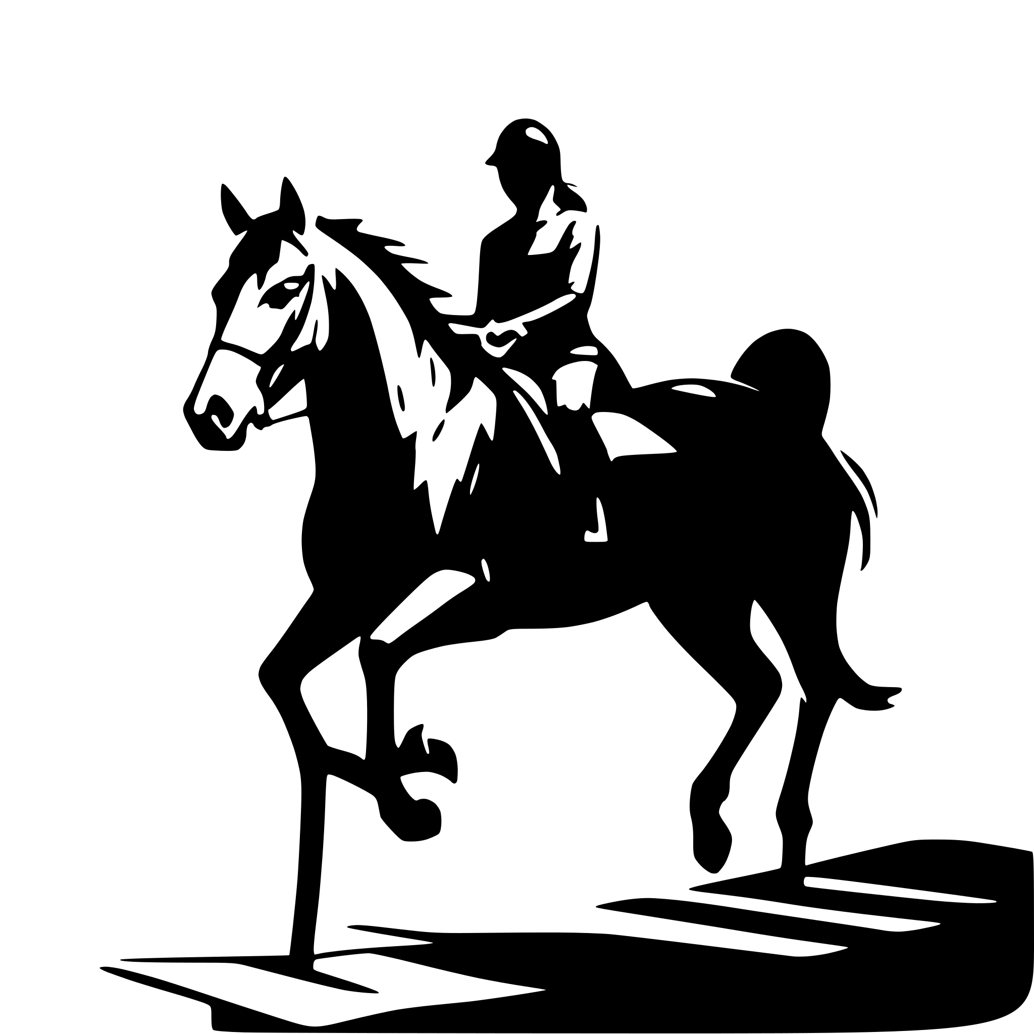 AI-generated SVG of a create a vector image with not too many details, monocrom.elegant horse jumping