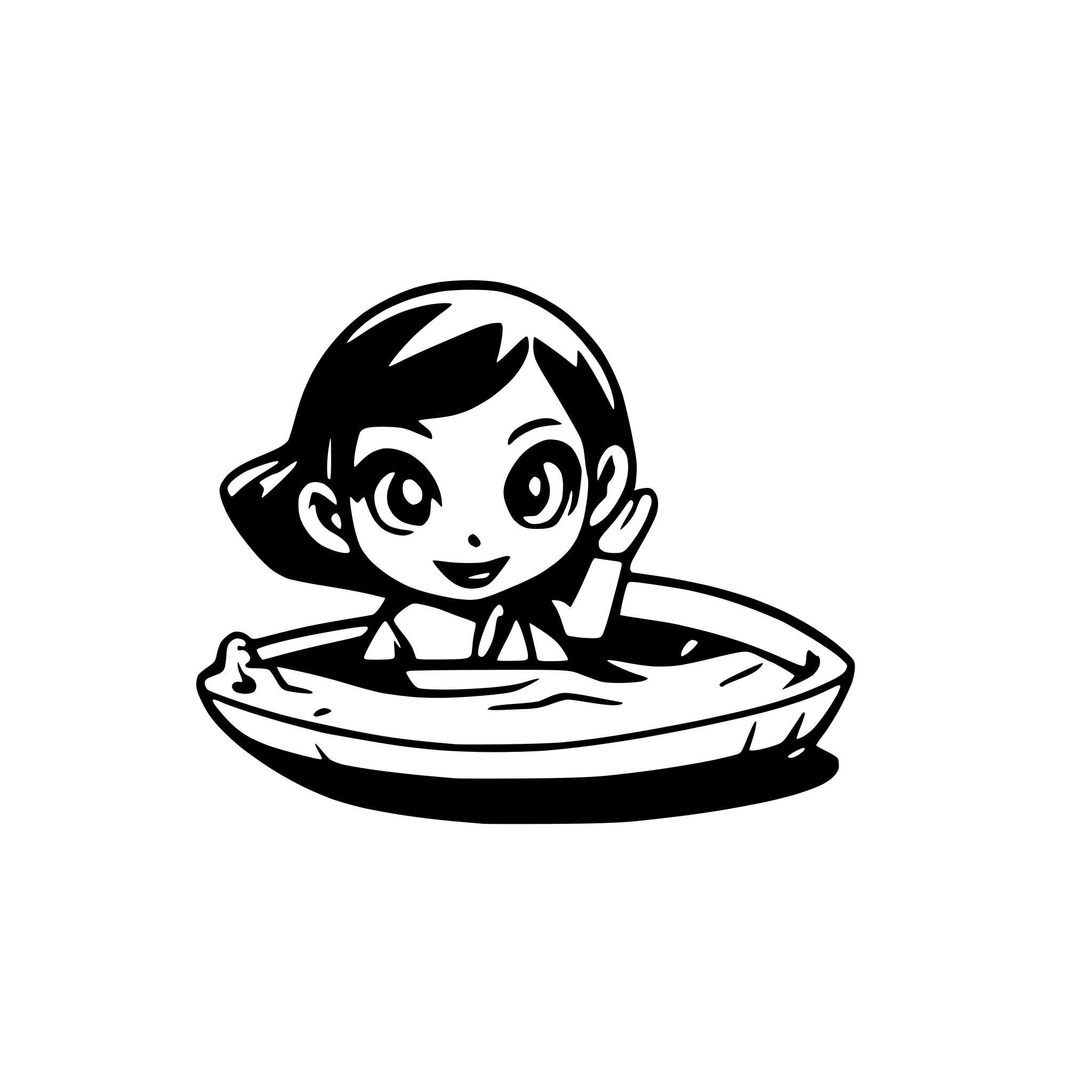AI-generated SVG of 'manta style'