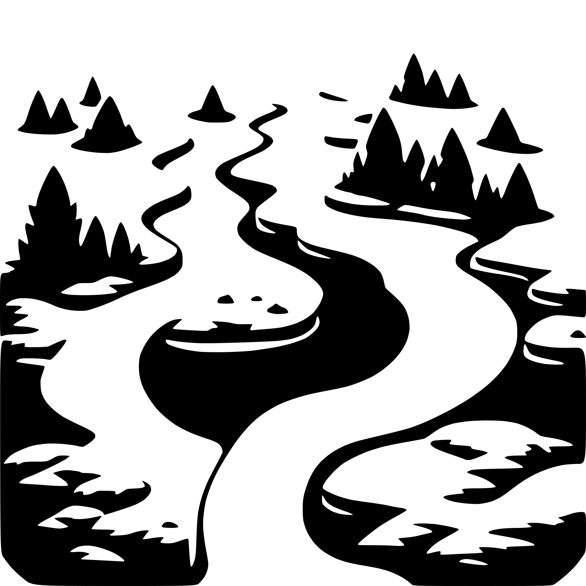 AI-generated SVG of 'riverbed from above'