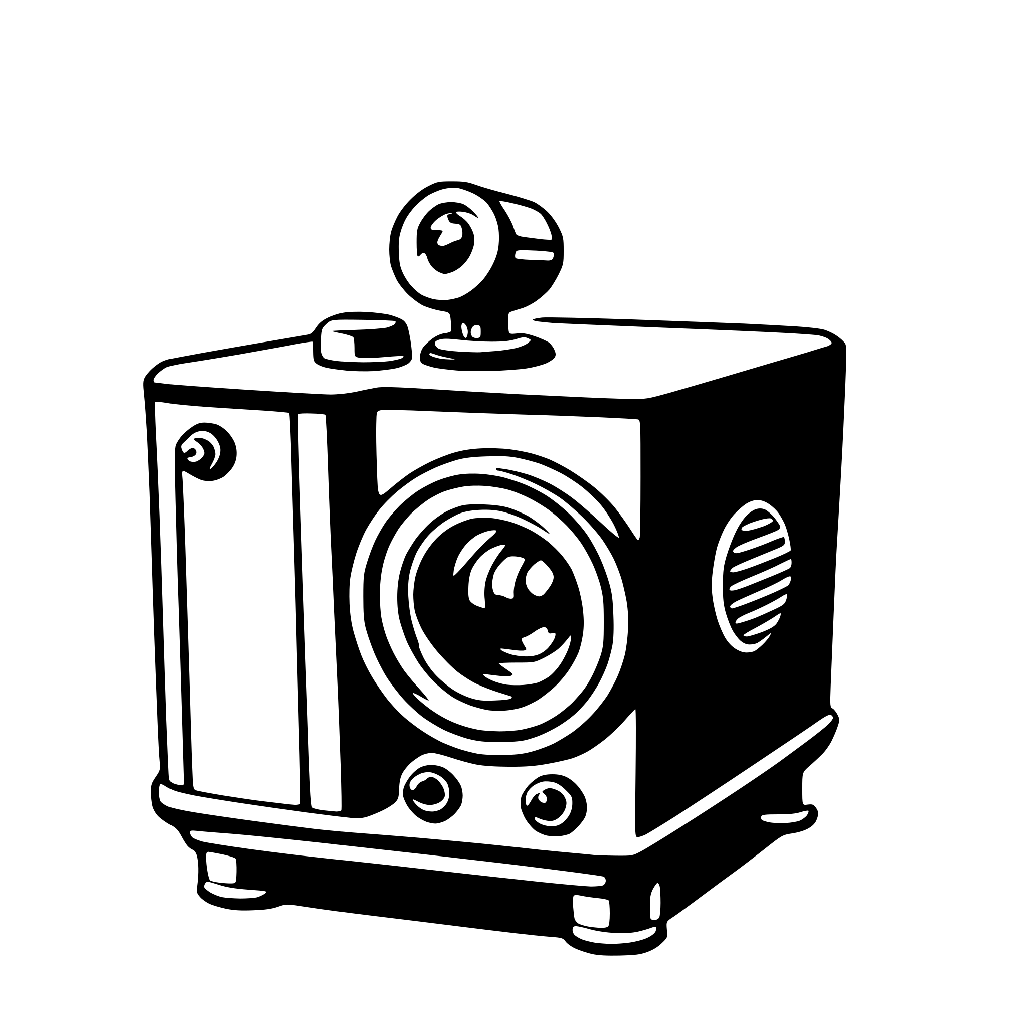AI-generated SVG of 'projector'