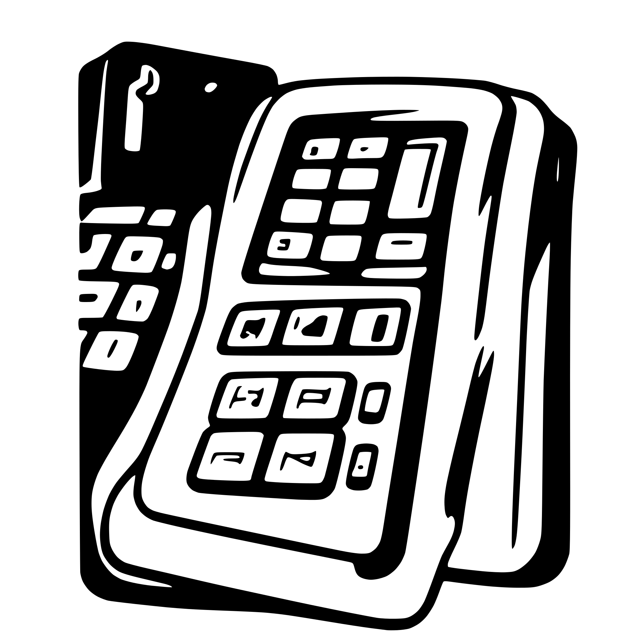 AI-generated SVG of a Create an SVG image of a payment terminal. The terminal should include a numeric keypad with digits from 0 to 9 arranged in three rows (1-9 in a 3x3 grid, and the digit 0 centered in the bottom row). Above the keypad, display a screen showing the masked text '****' to represent a secure input. Below the keypad, place two buttons: a green button labeled 'OK' for confirming the payment, and a red button labeled 'Cancel' for canceling the operation. Ensure the buttons are large enough for easy inte