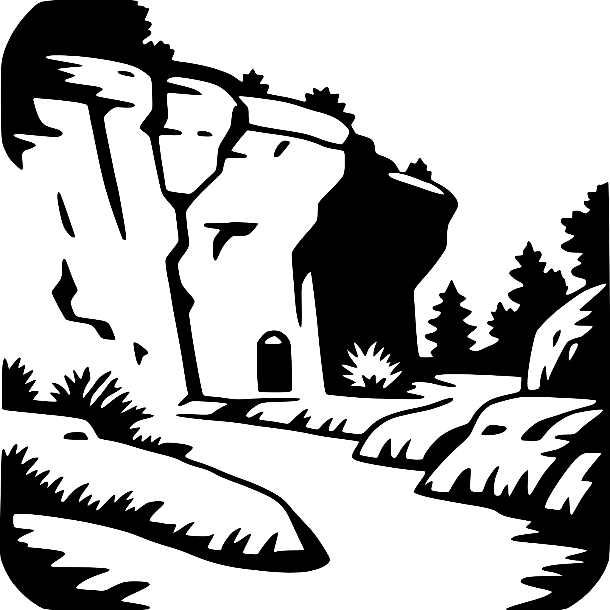 AI-generated SVG of a lascaux caves