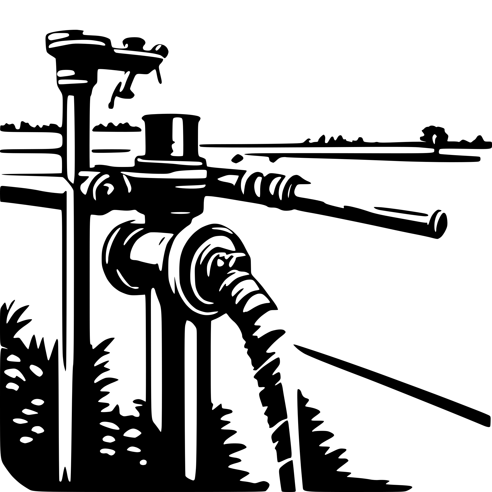 AI-generated SVG of 'irrigation pivot'