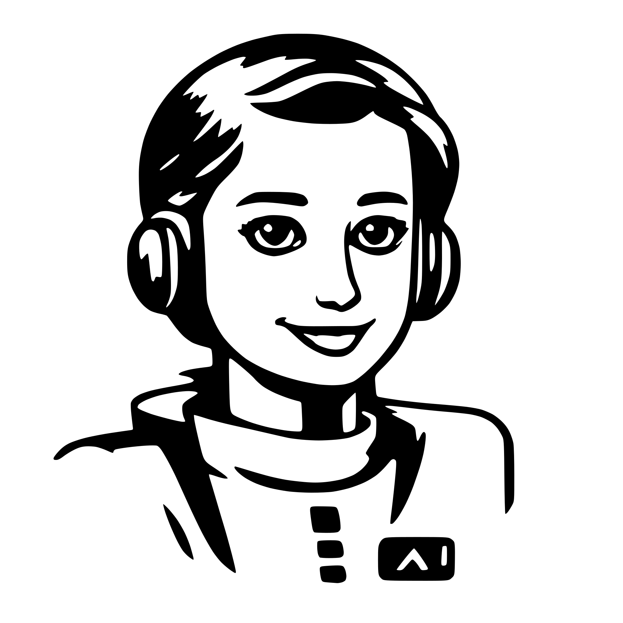 AI-generated SVG of a AI Chat App