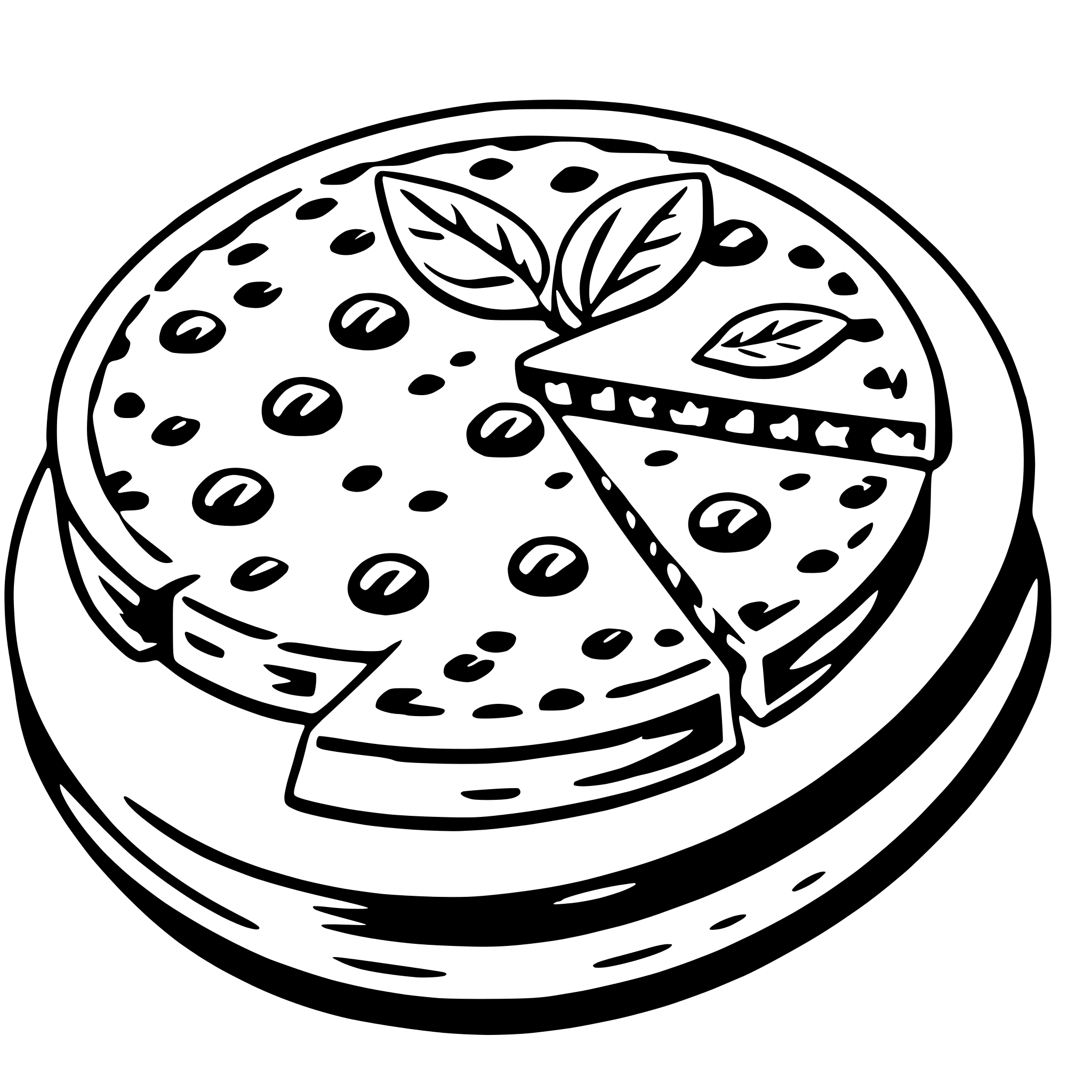 AI-generated SVG of 'frittata'