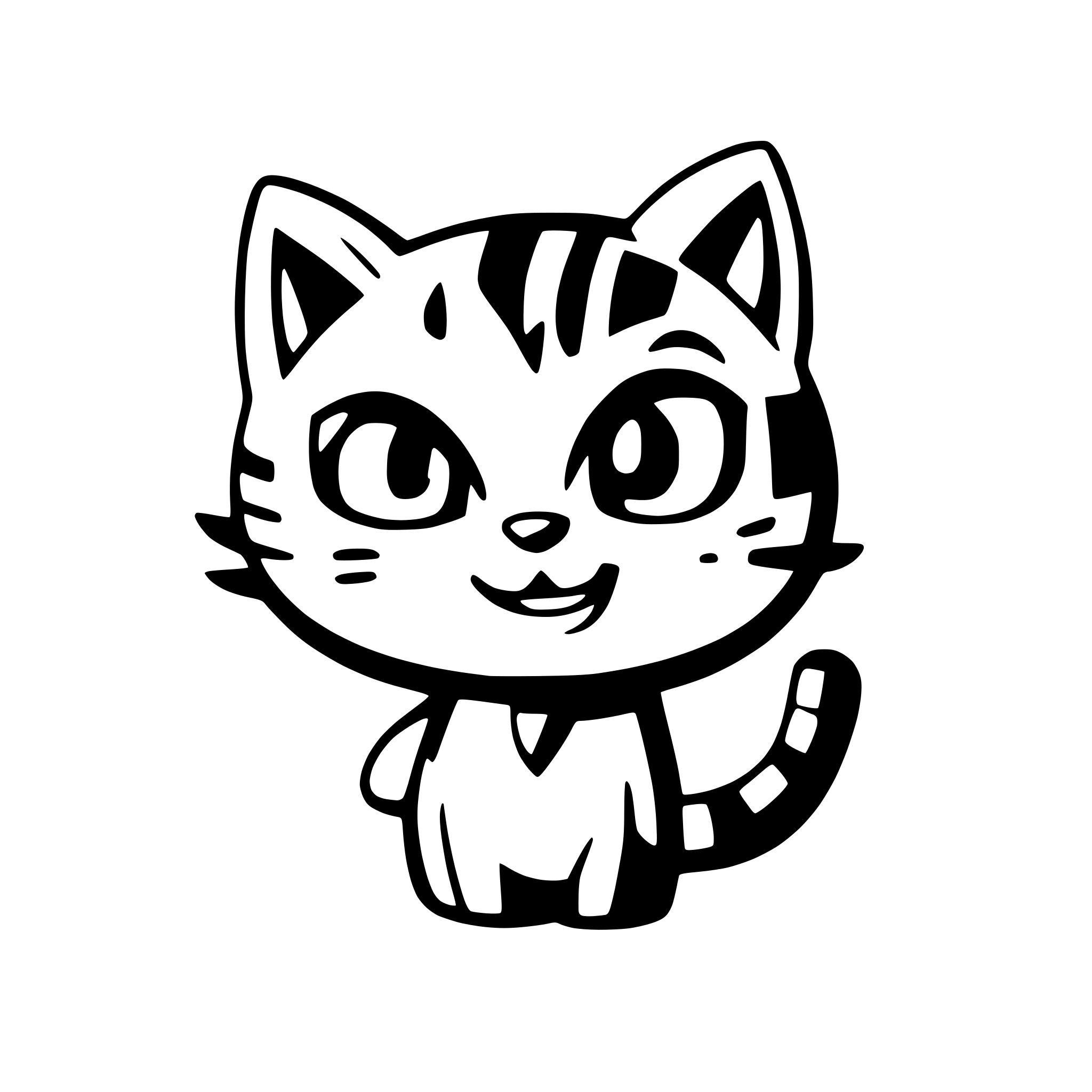 AI-generated SVG of 'naughty cartoon cat'