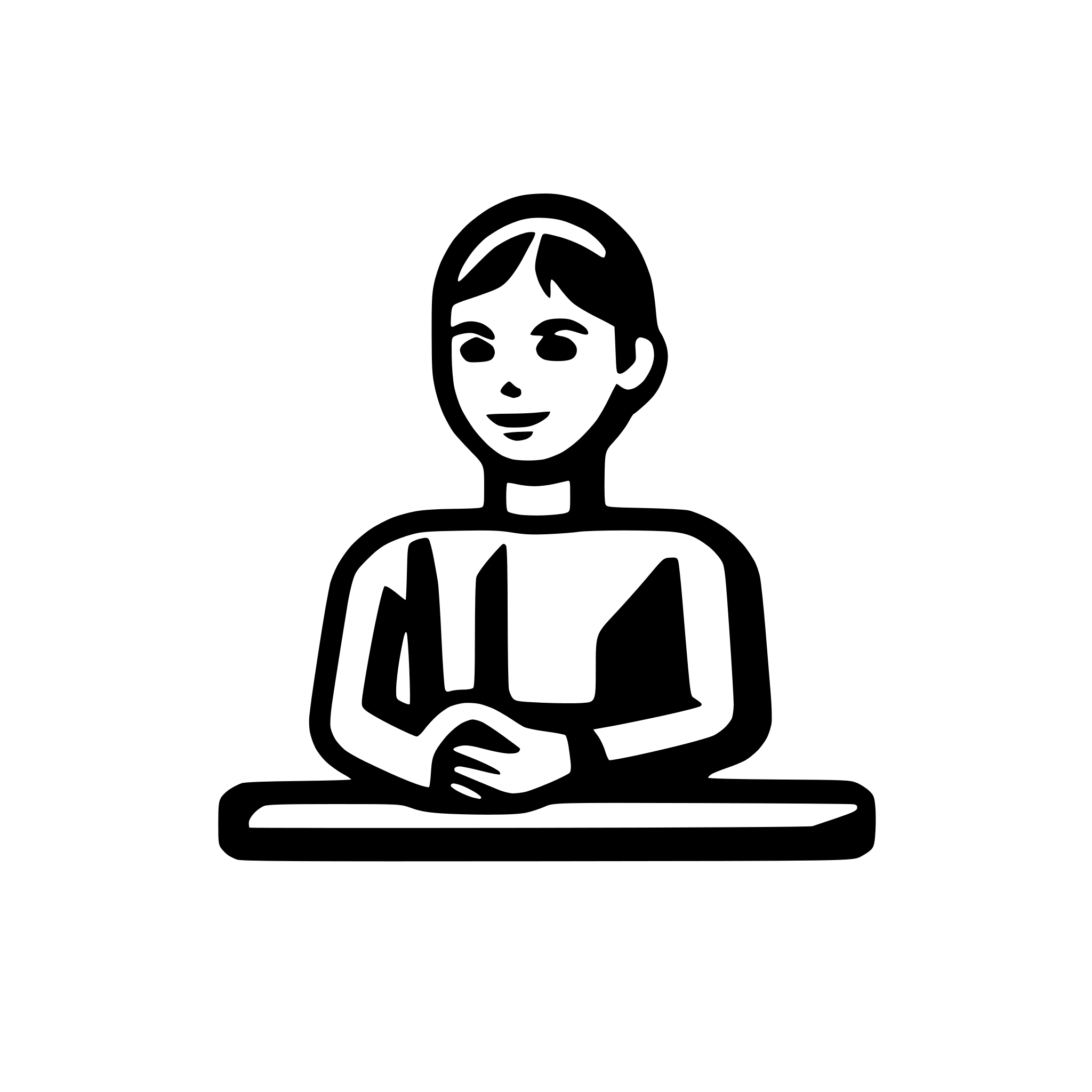 AI-generated SVG of a Create a clean, minimalist SVG of a person performing asit-up in the style of Ionicons. The design should feature smooth, bold outlines with a slightly rounded, modern aesthetic. Use simple shapes to represent the figure laying on their back with arms behind their head, knees up. Focus on clarity and scalability for use as an icon. Ensure the figure is centered and symmetrical, with no background or unnecessary details, and make it suitable for monochrome use