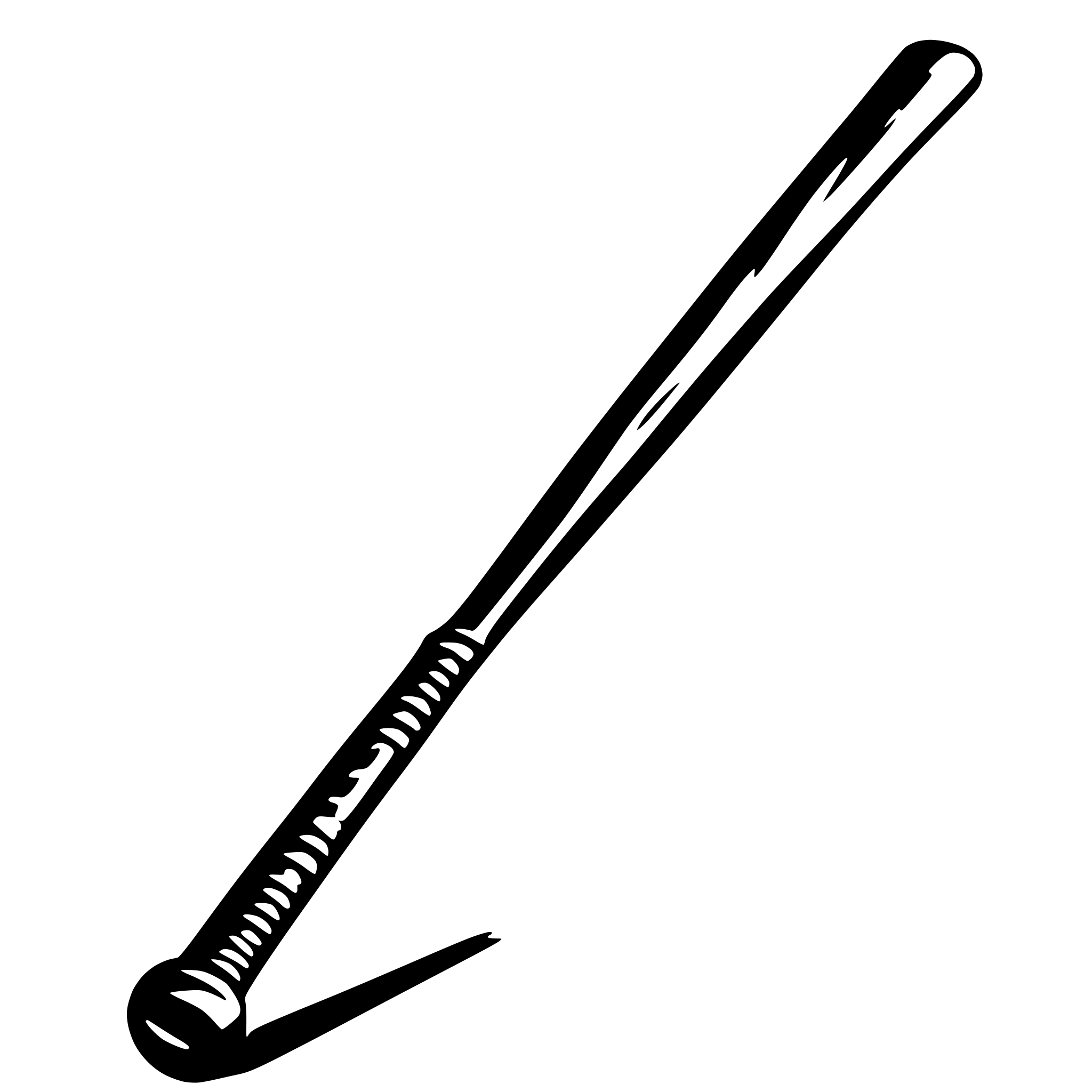 AI-generated SVG of a baseball bat