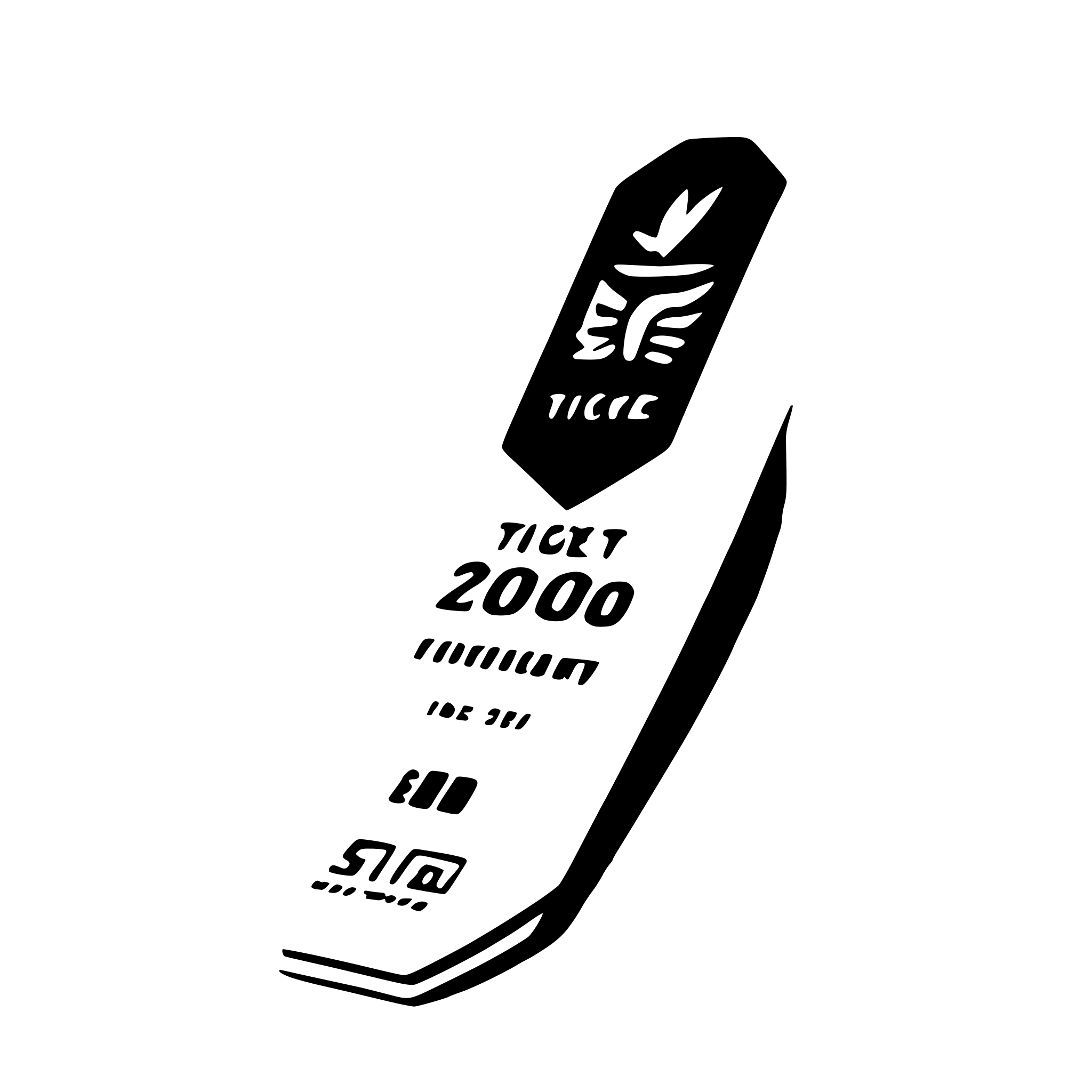 AI-generated SVG of a ticket