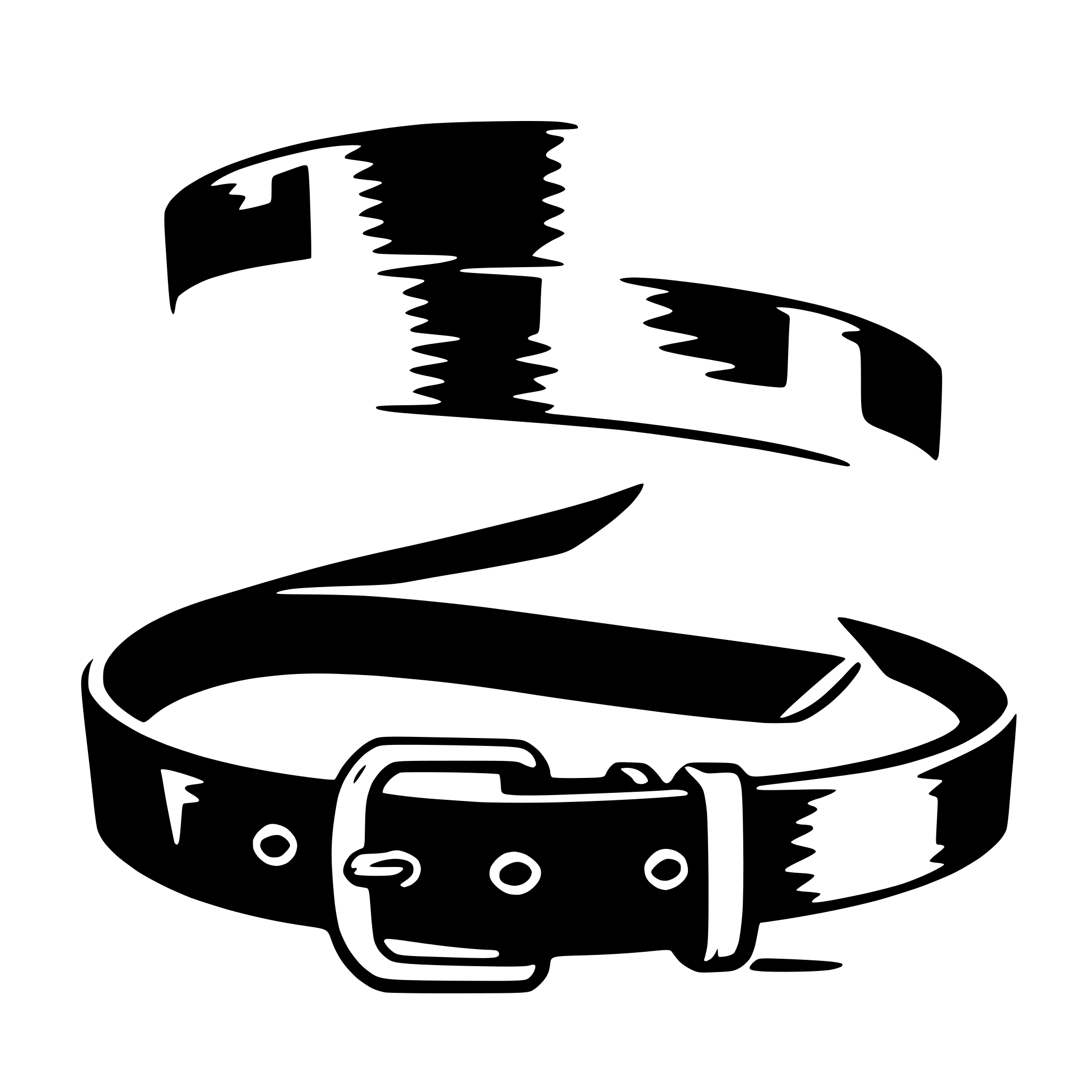 AI-generated SVG of a belt