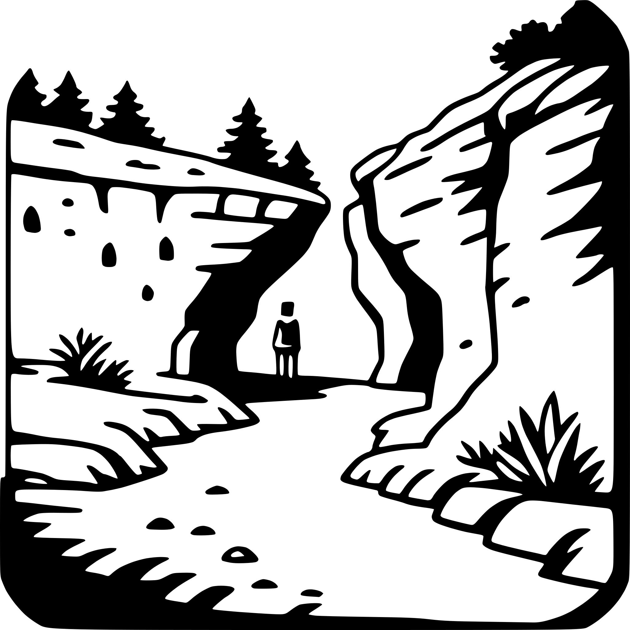 AI-generated SVG of 'lascaux caves'