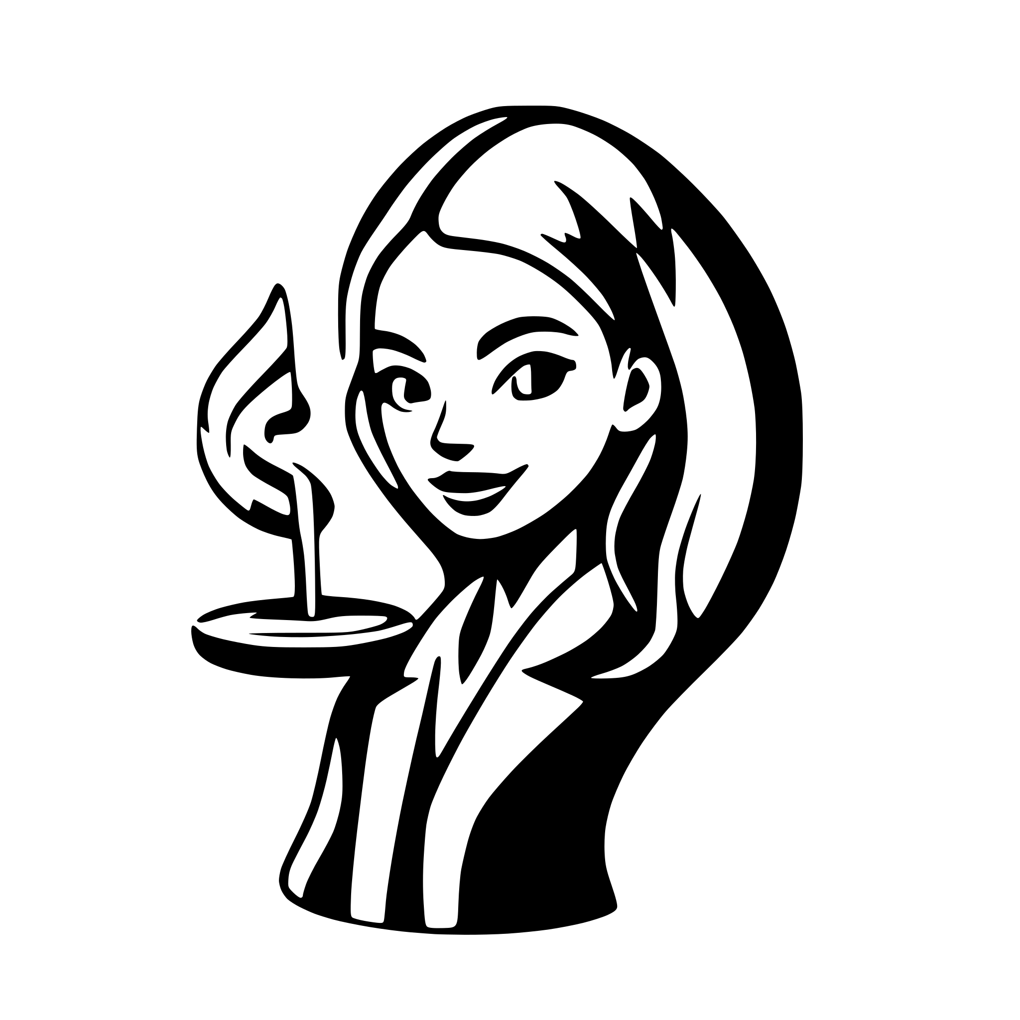 AI-generated SVG of 'scientist with a music note'