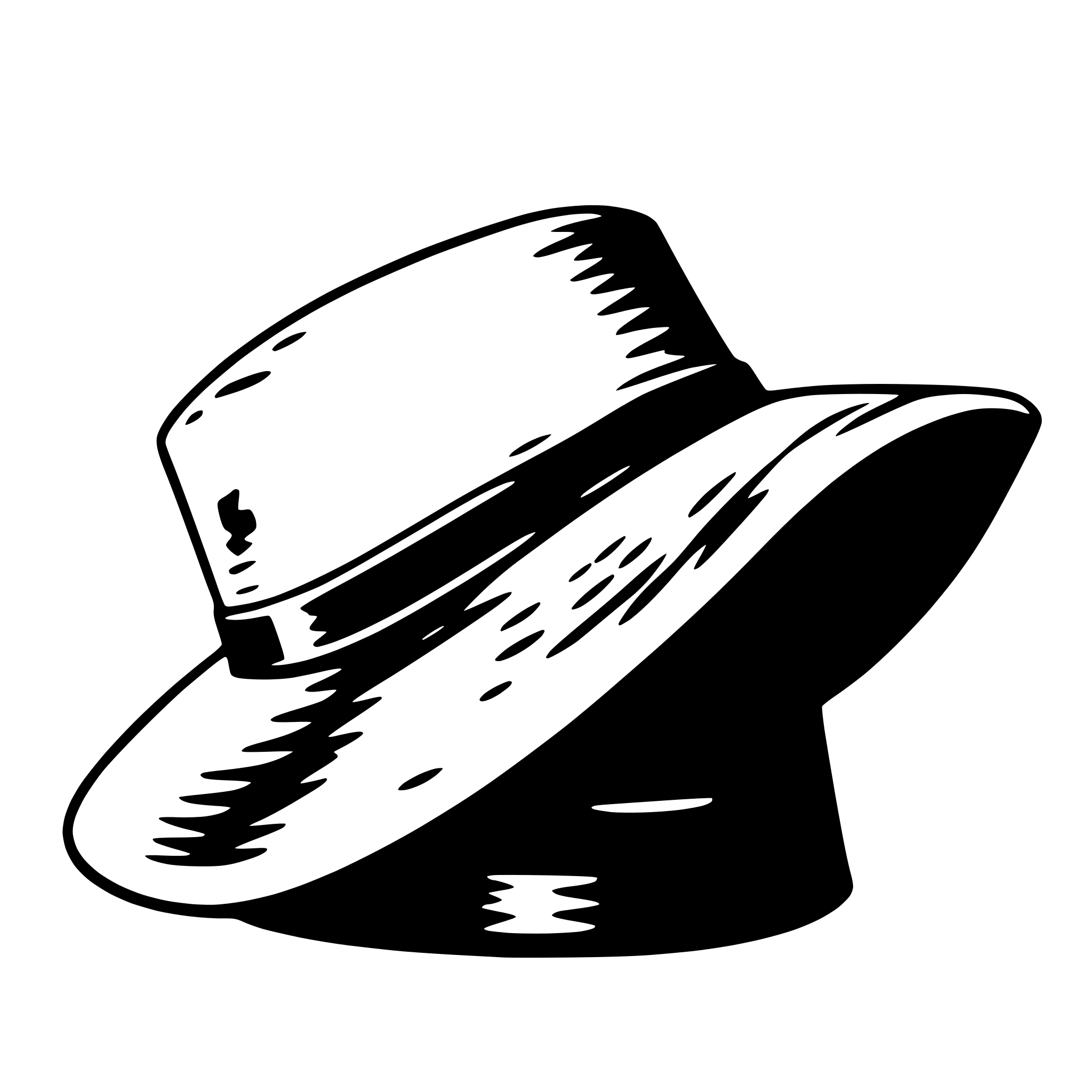 AI-generated SVG of a sun hat