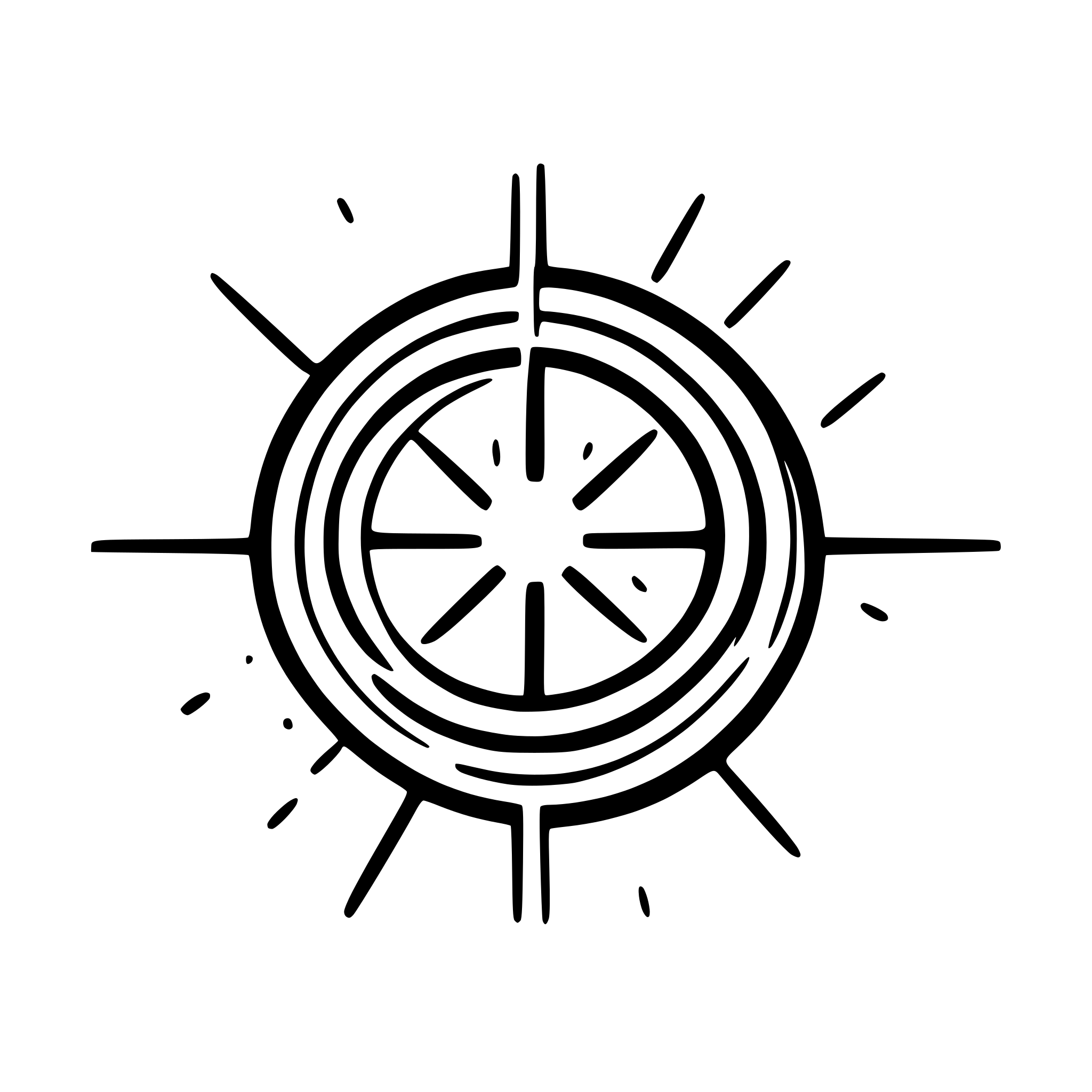 AI-generated SVG of a accelerated sparkles as a particle system with focus on the center a circle with crosshair