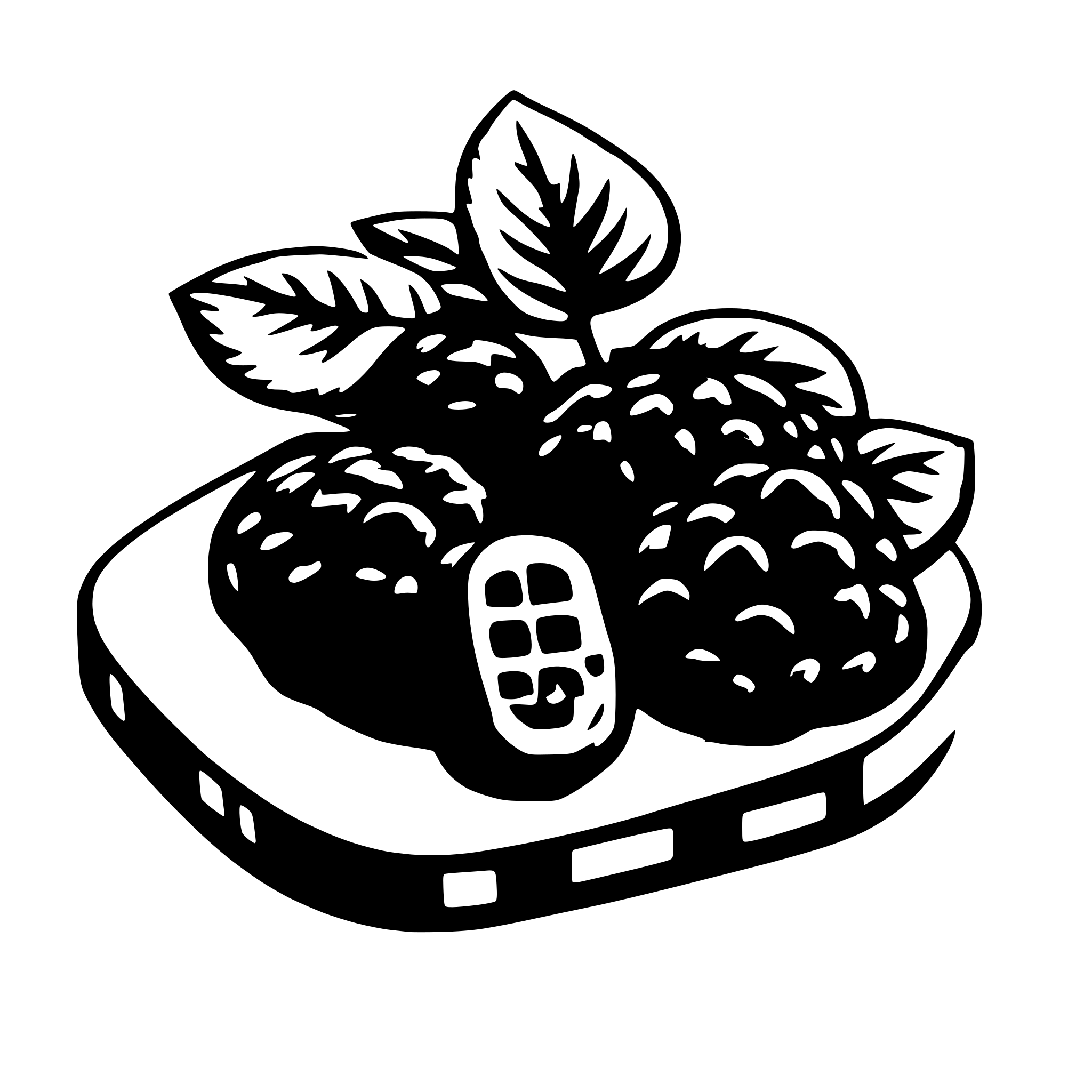 AI-generated SVG of a rasberry pi