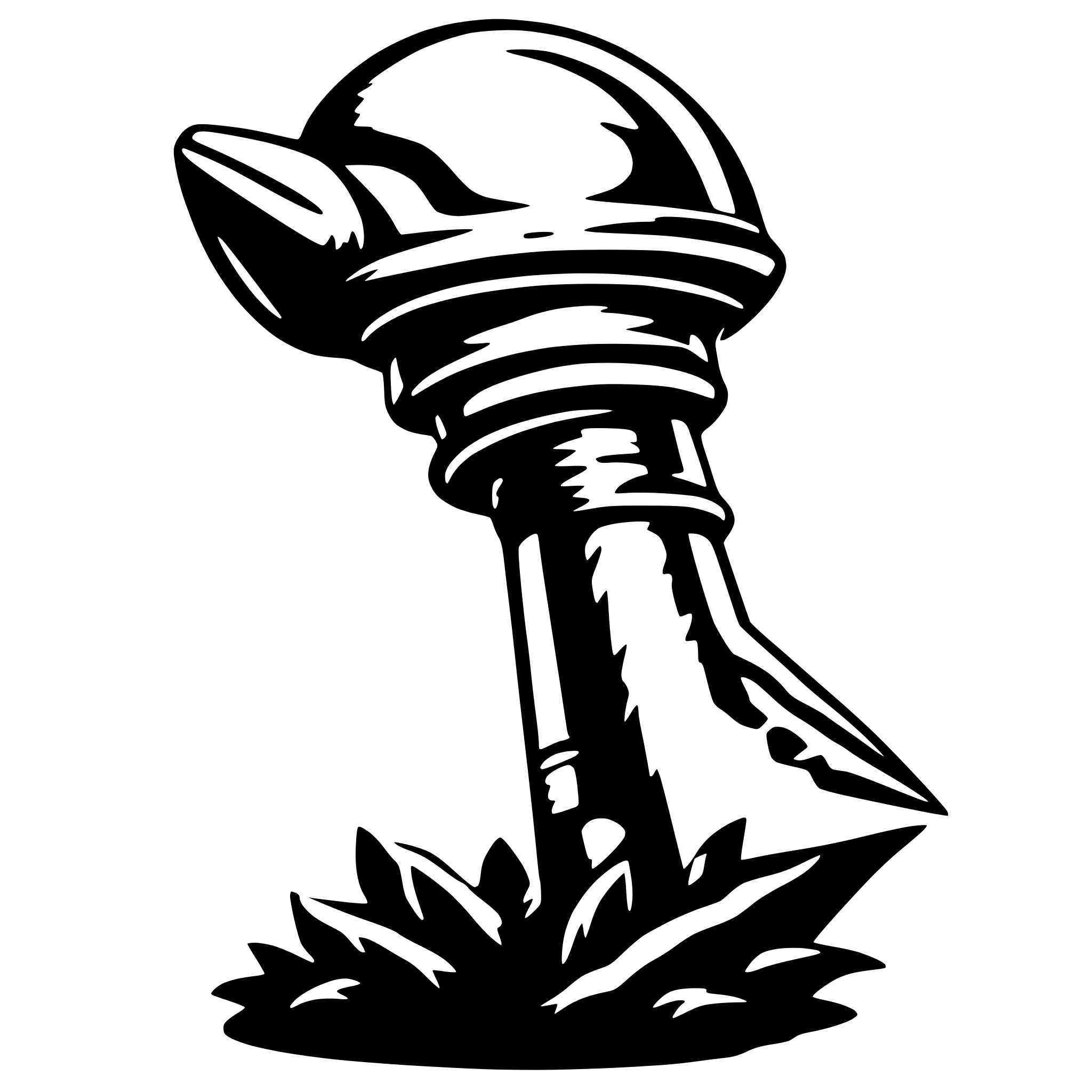 AI-generated SVG of a alien weapon