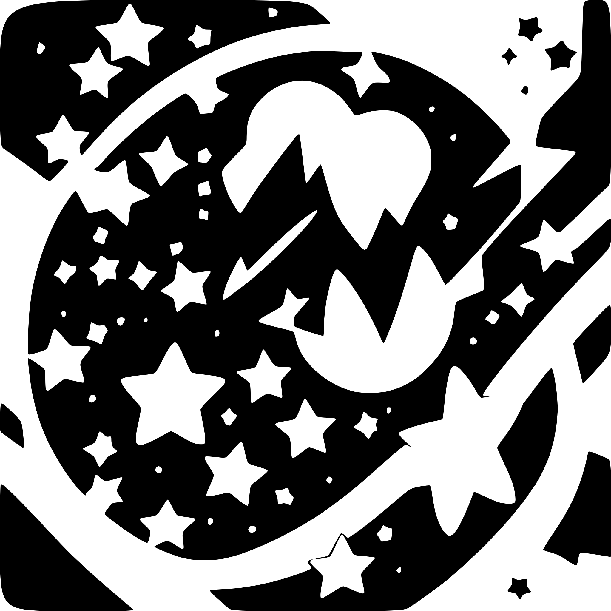 AI-generated SVG of a scattered stars as a galaxy
