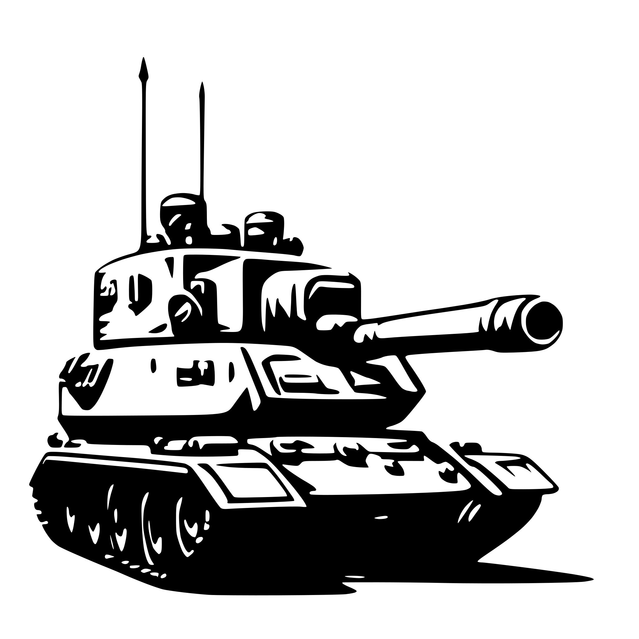 AI-generated SVG of 'military tank tester'