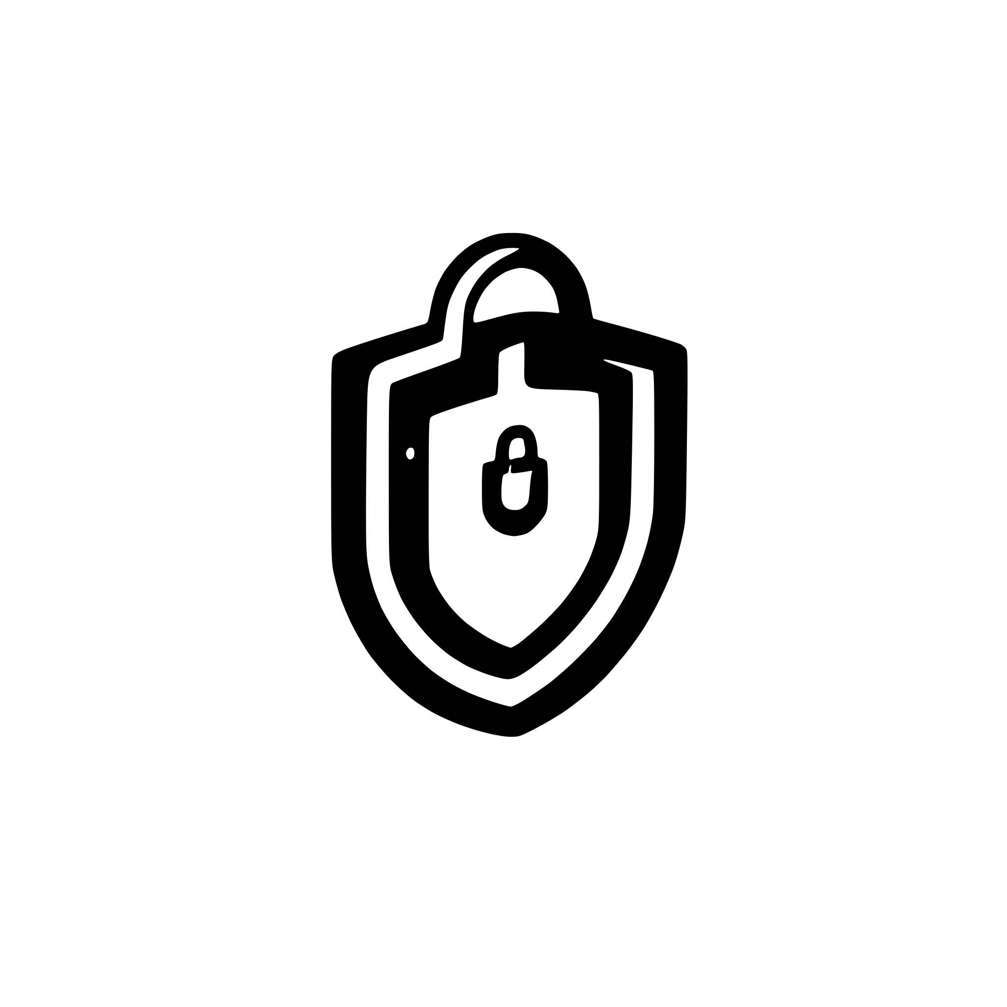 AI-generated SVG of a app icon, shield with lock inside, some pixelated blocks, steganography AI-generated SVG of a app icon, shield with lock inside, some pixelated blocks, steganography