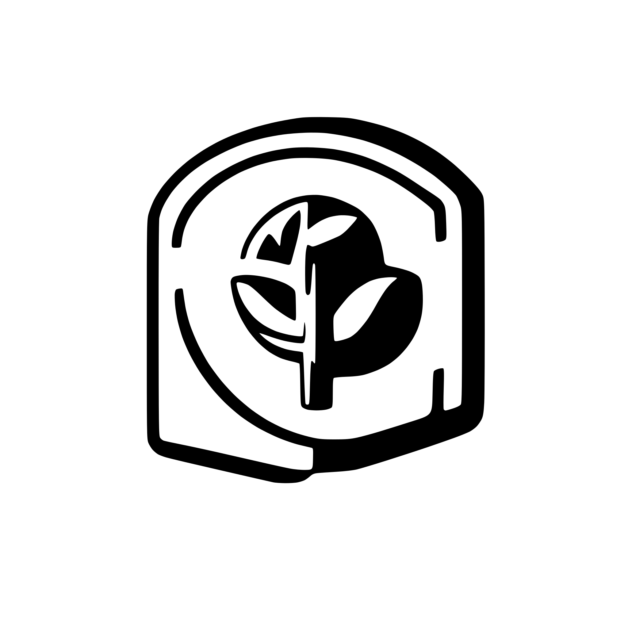 AI-generated SVG of a transparent website icon white