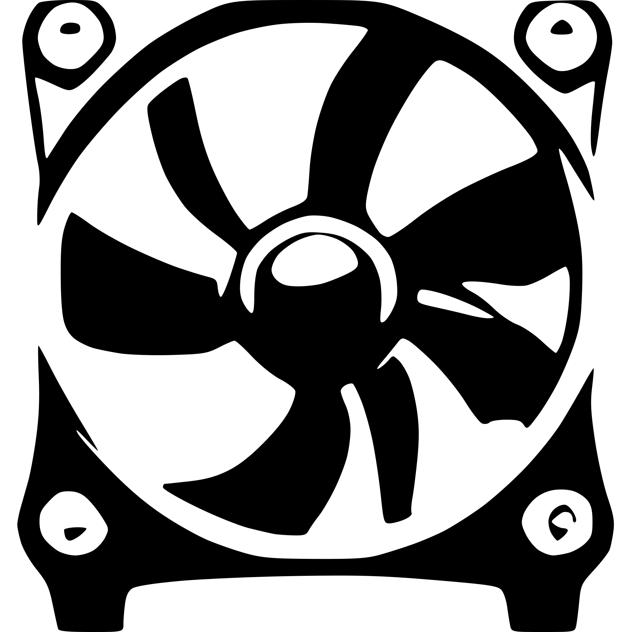 AI-generated SVG of a computer case fan