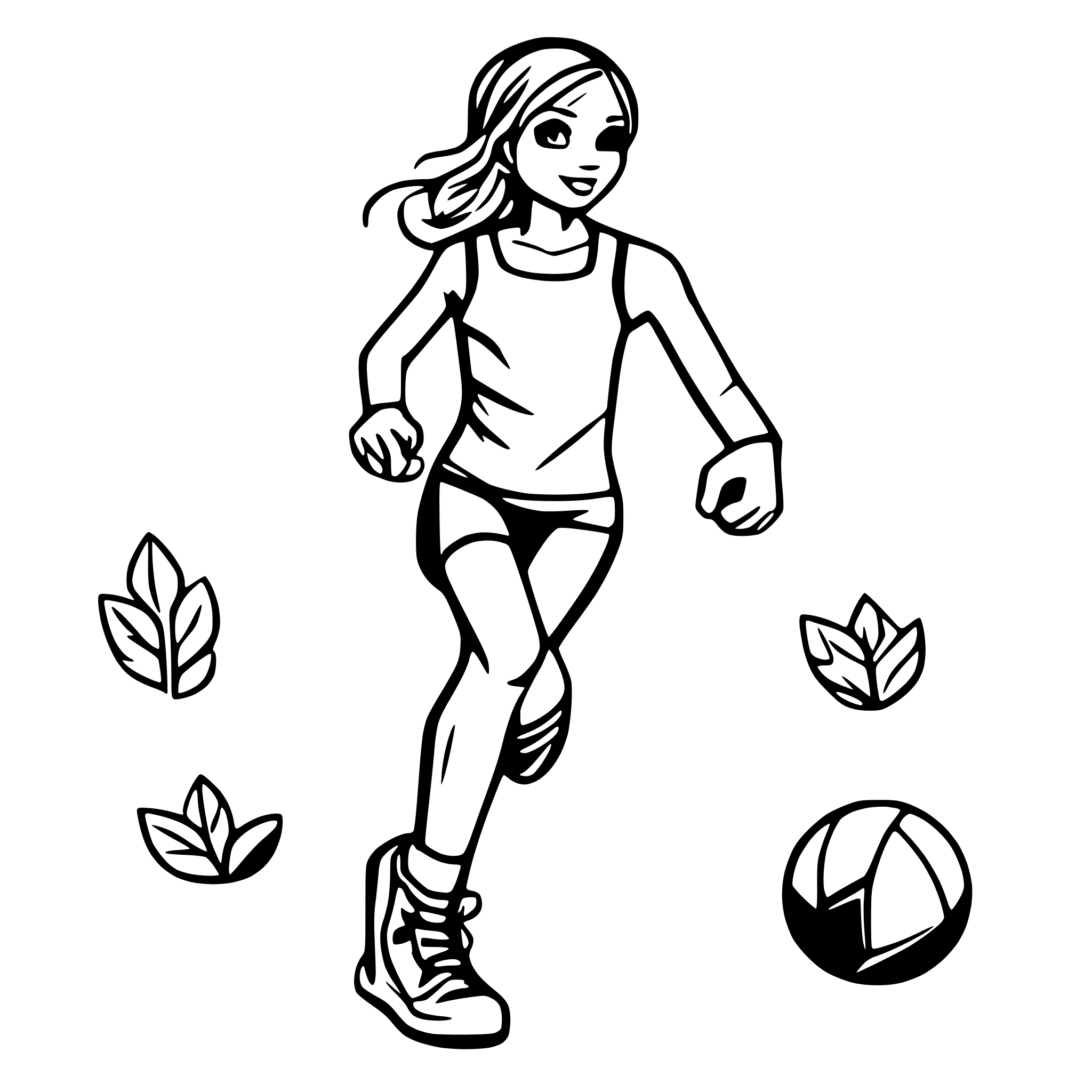 AI-generated SVG of 'sport exercise'