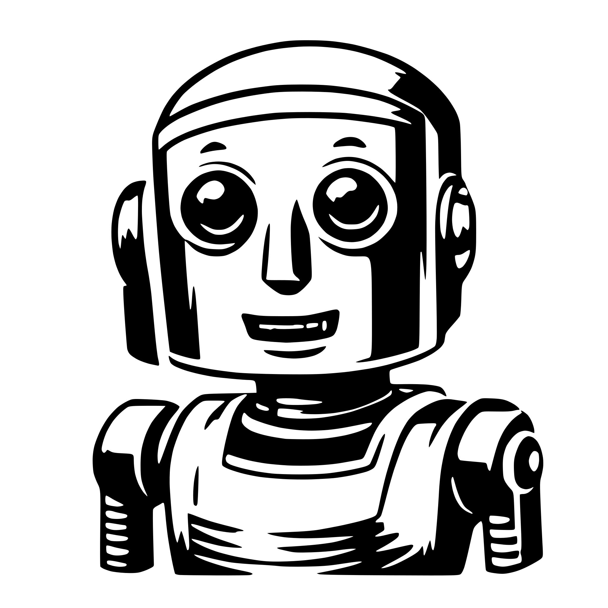 AI-generated SVG of 'robot'