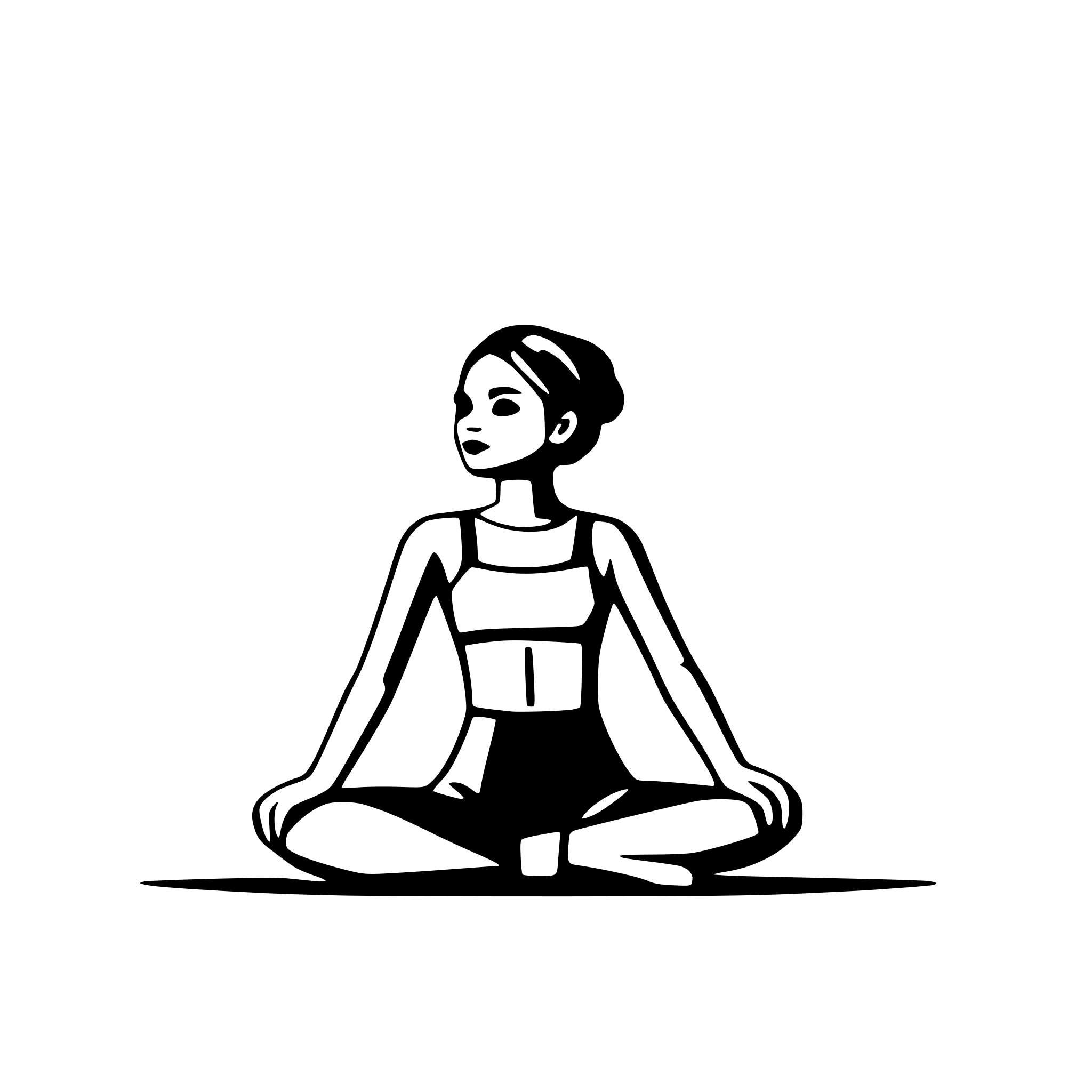 AI-generated SVG of a , vector illustration, monochrome