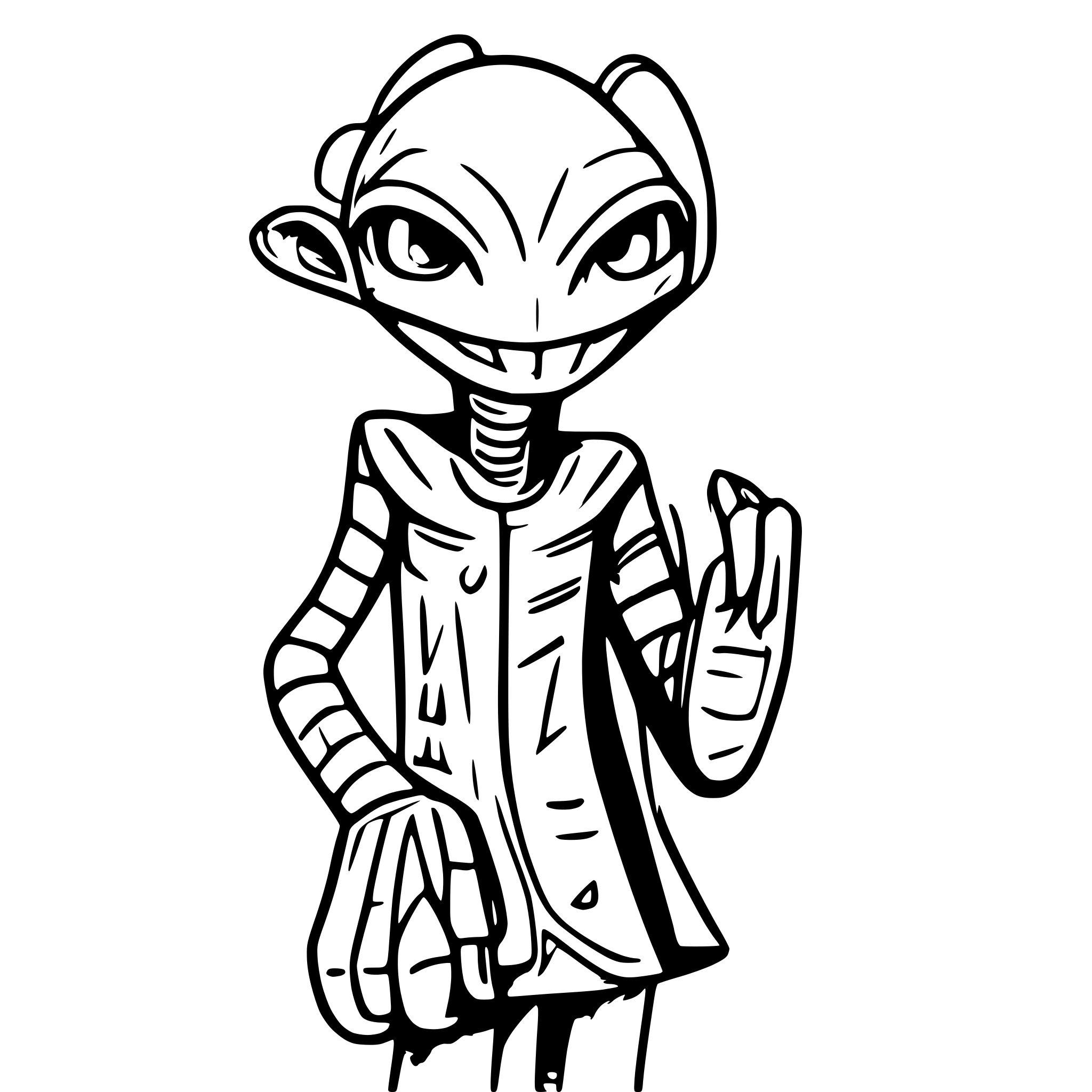 AI-generated SVG of a a reptoid alien humanoid that looks like a praying mantis AI-generated SVG of a a reptoid alien humanoid that looks like a praying mantis