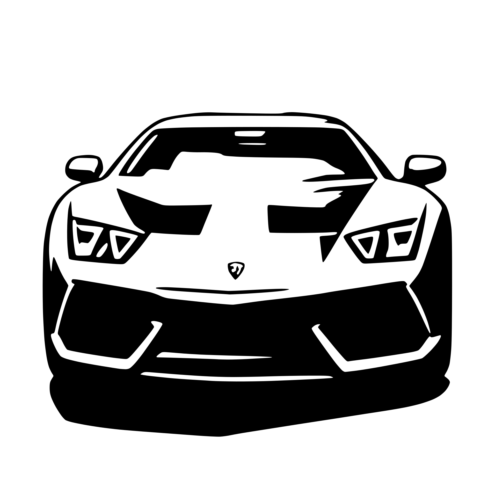 AI-generated SVG of 'lamborghini'