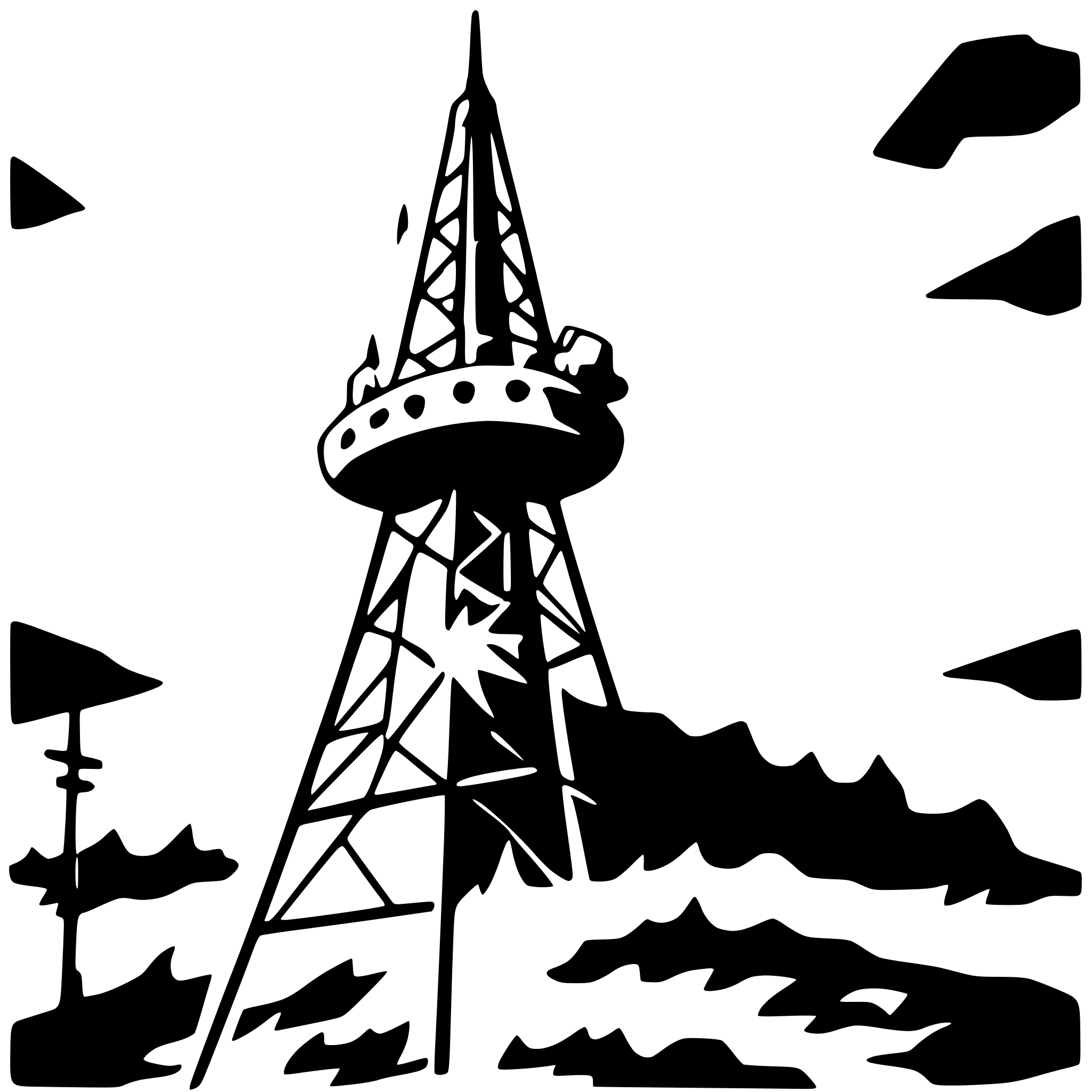AI-generated SVG of 'radio tower shooting lightning'