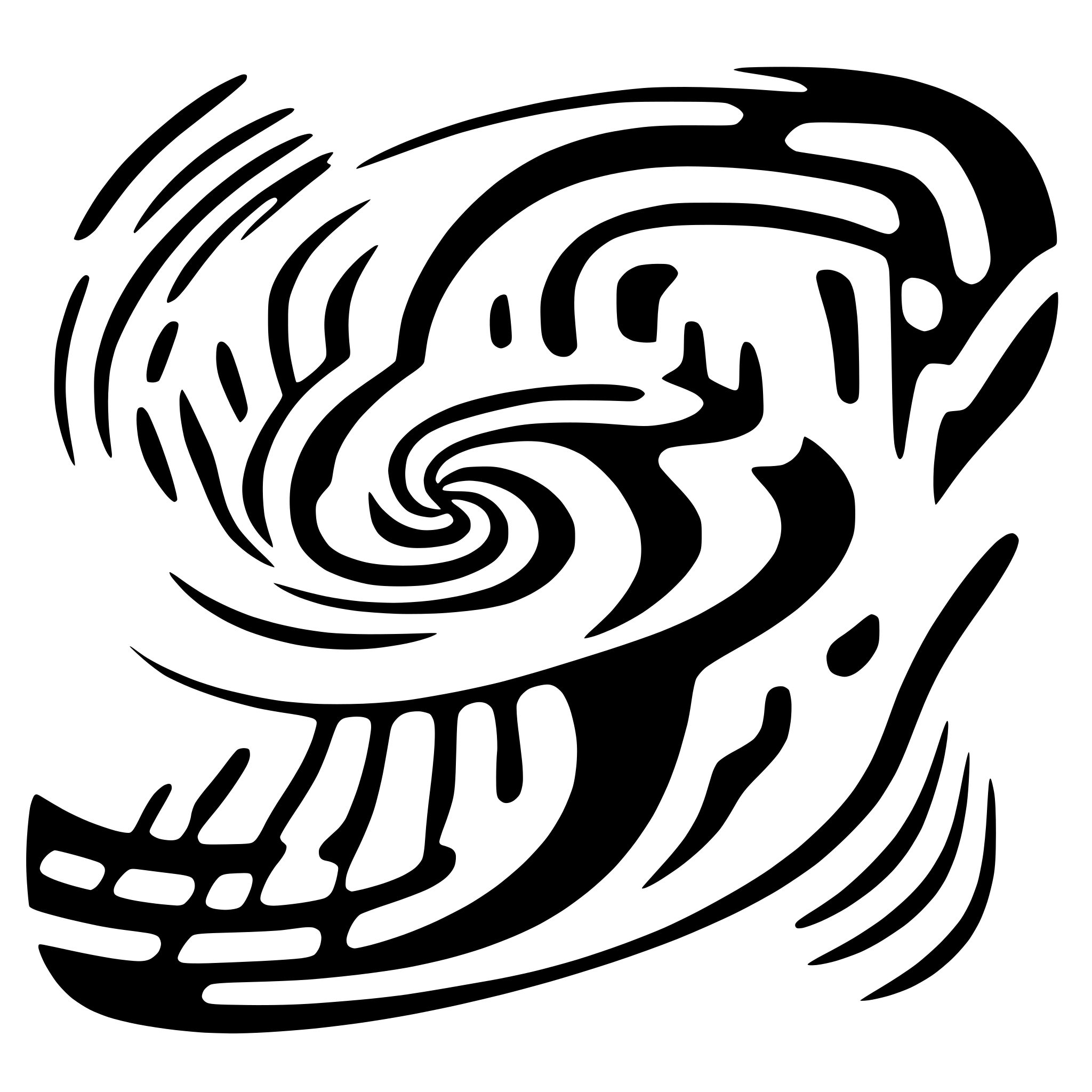 AI-generated SVG of 'swirl pattern 1950s minimalistic abstract art'