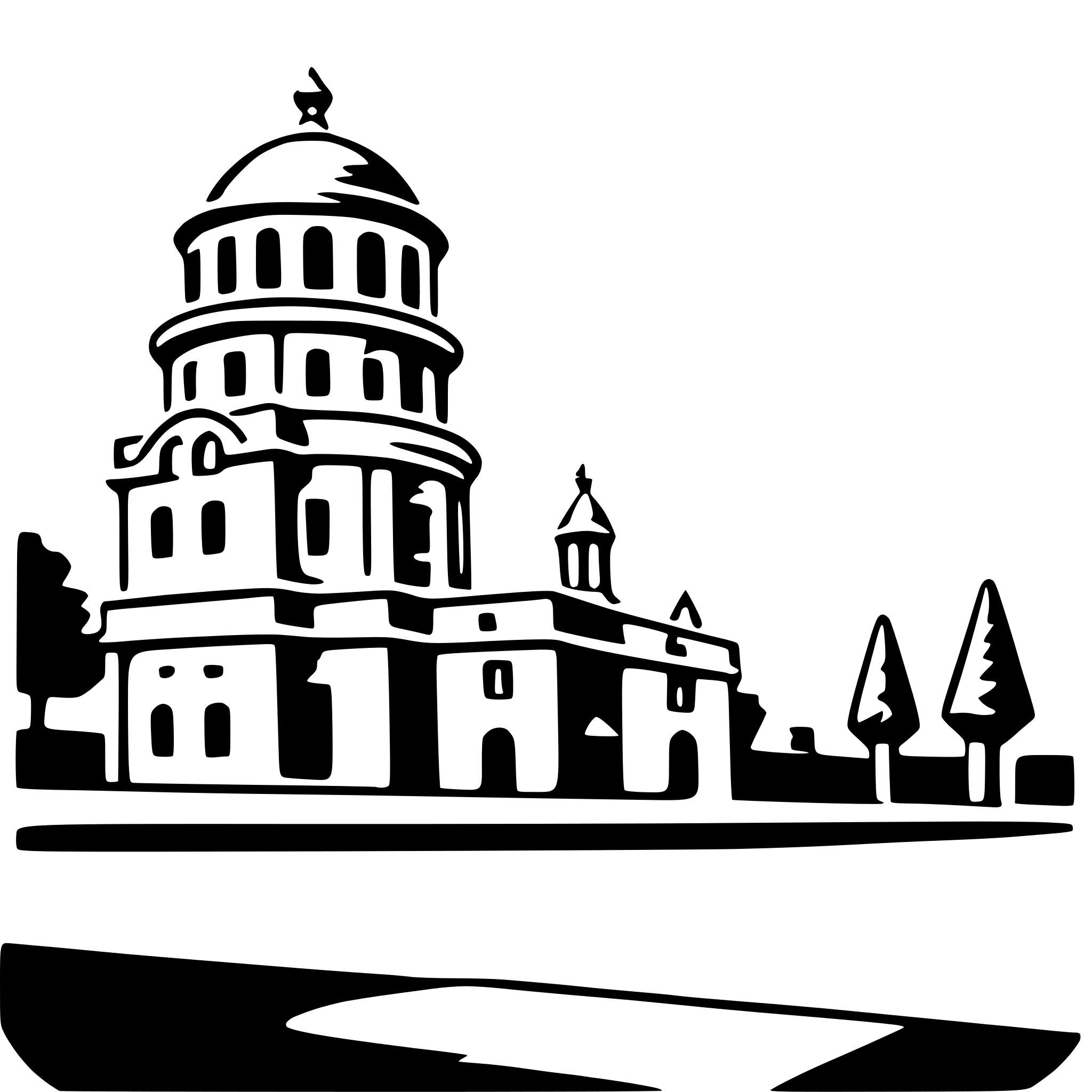 AI-generated SVG of 'louvre museum'