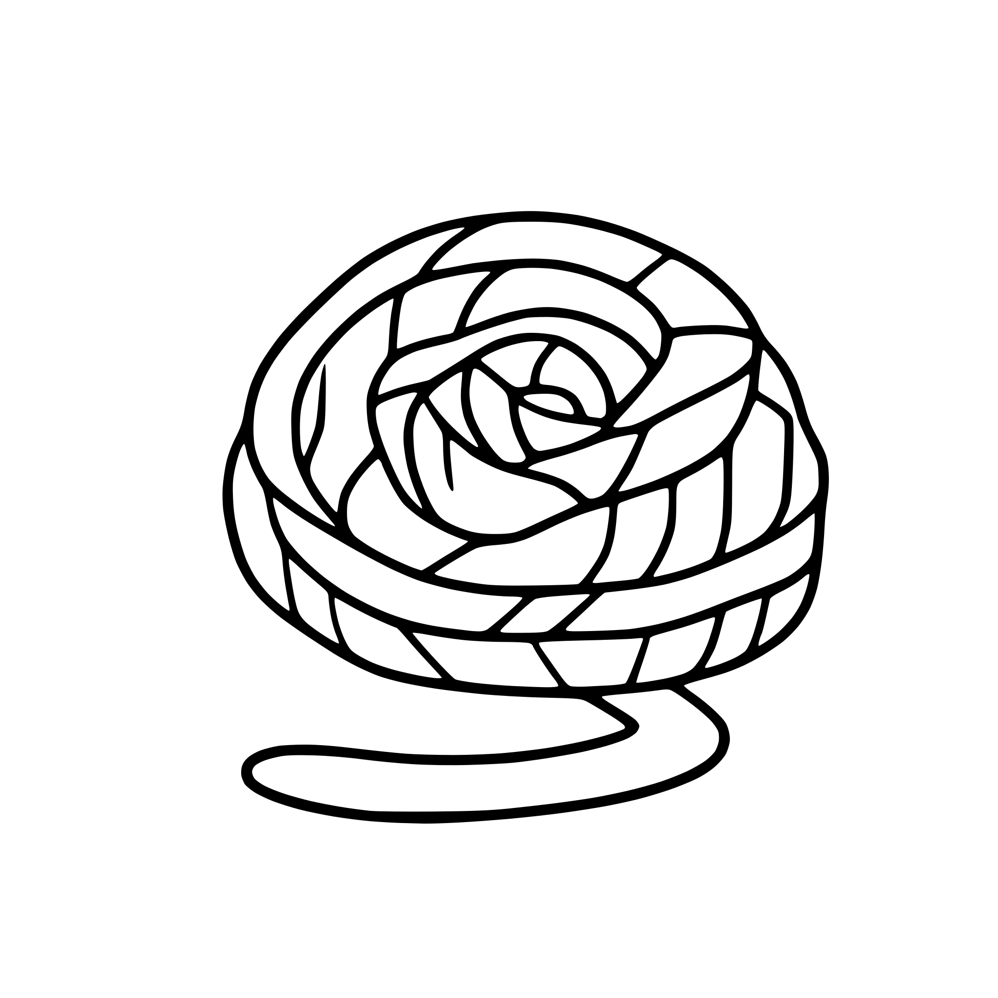 AI-generated SVG of 'cinnamon roll'
