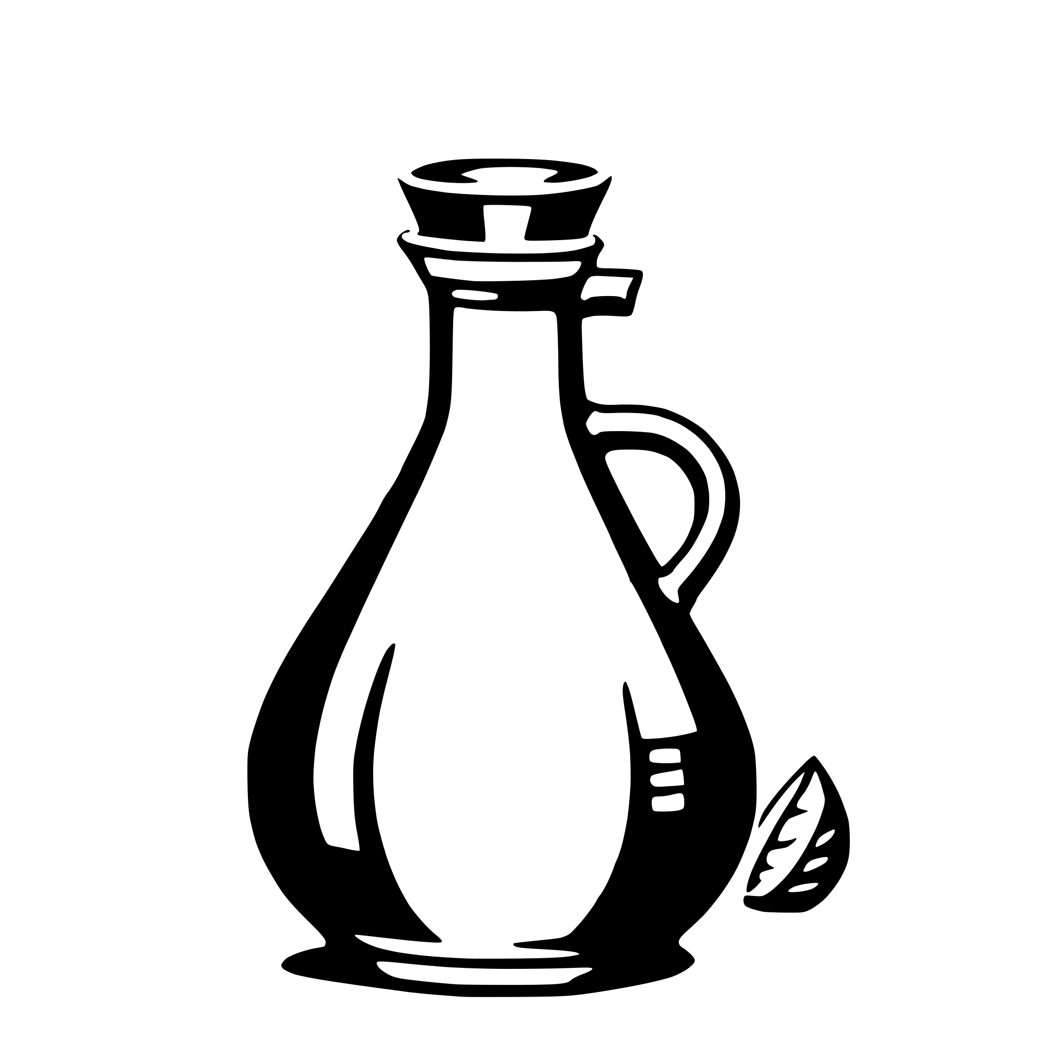 AI-generated SVG of a carafe