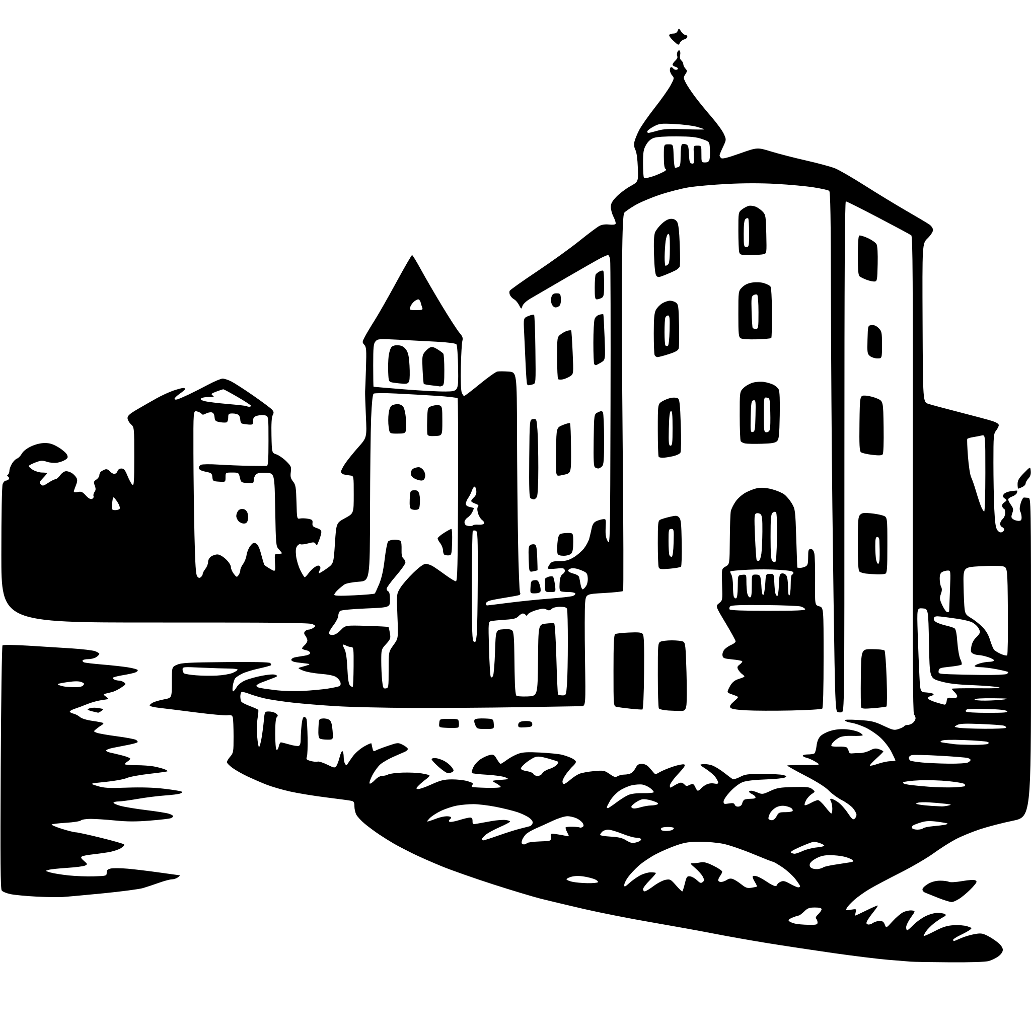AI-generated SVG of 'OTOK VIS, CROATIA'