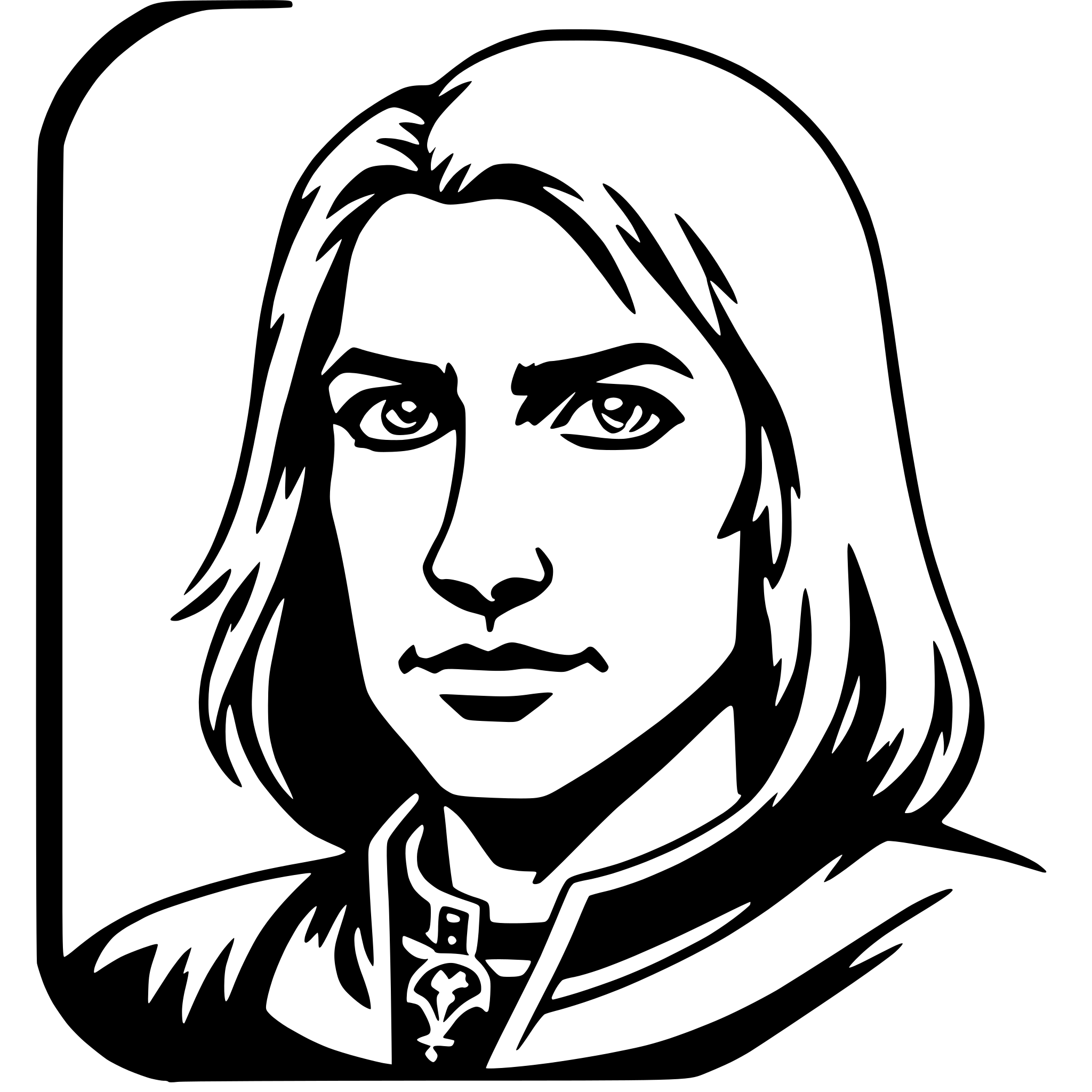 AI-generated SVG of a arawn