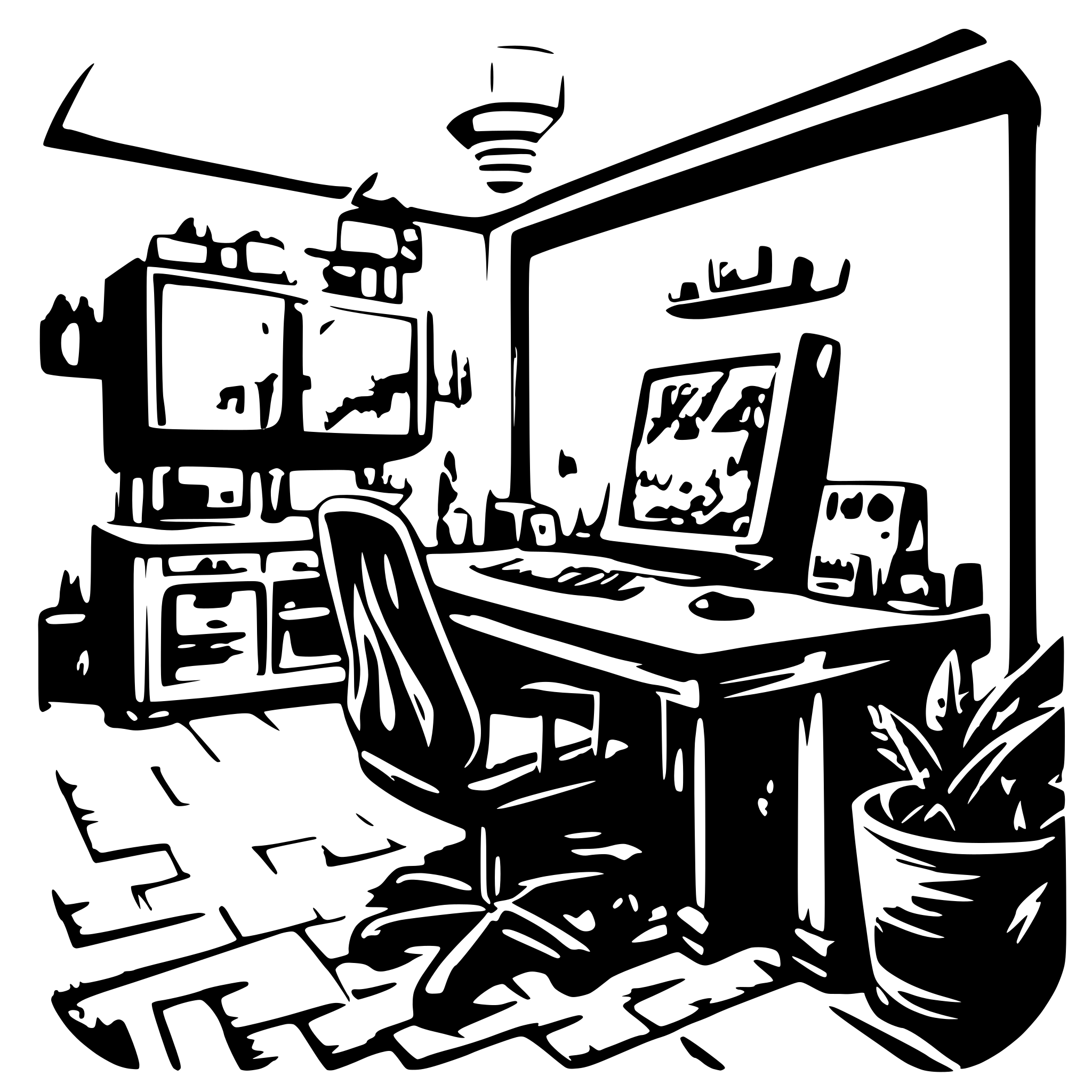 AI-generated SVG of a Gaming Room