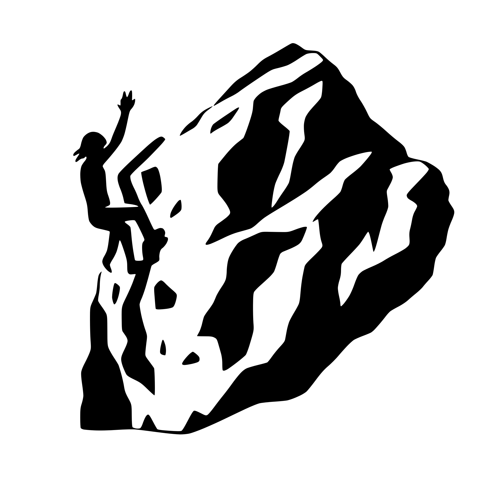 AI-generated SVG of a a black silhouette of a boulder climber climbing on a 35 degree overhang on a plain white background AI-generated SVG of a a black silhouette of a boulder climber climbing on a 35 degree overhang on a plain white background