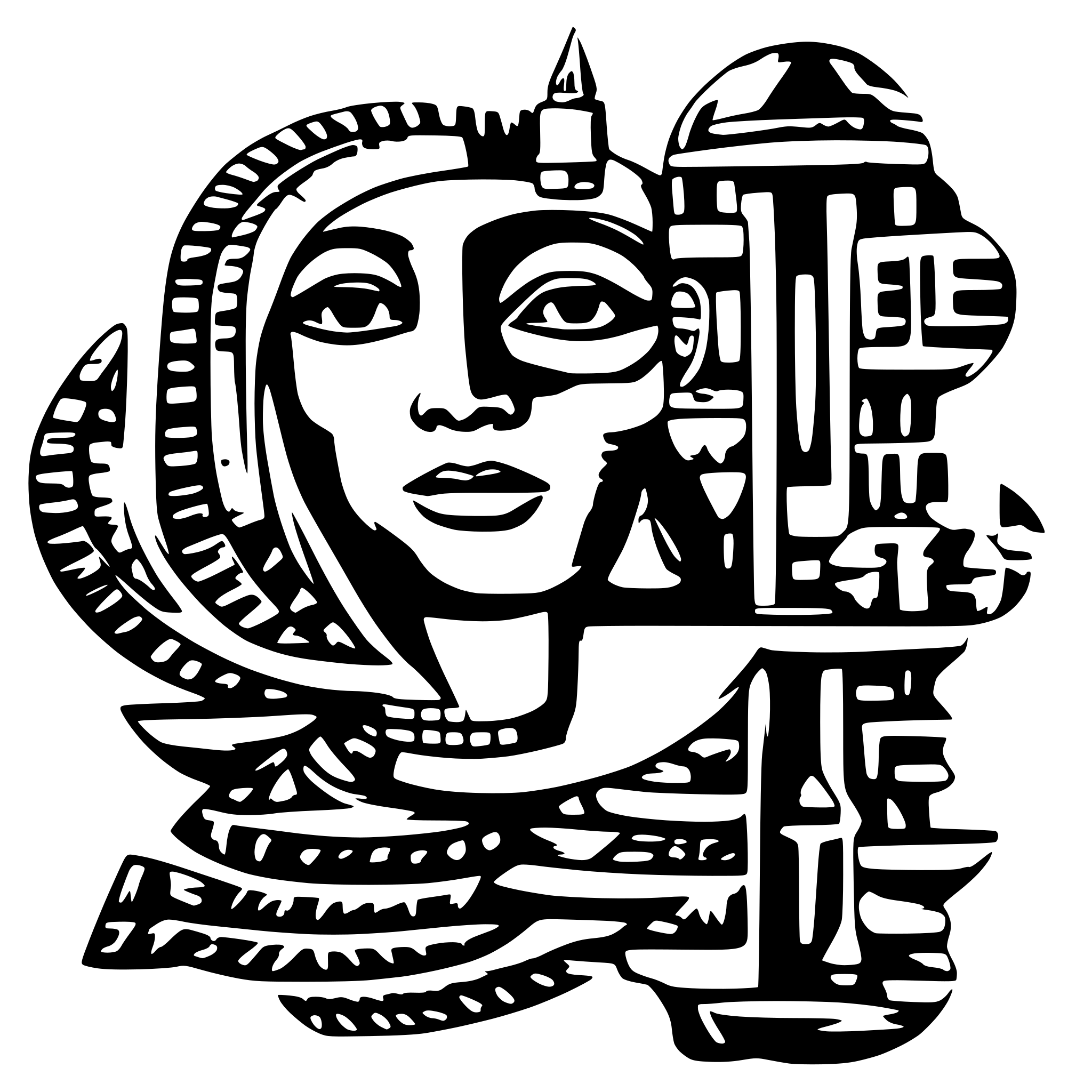 AI-generated SVG of a Egypt