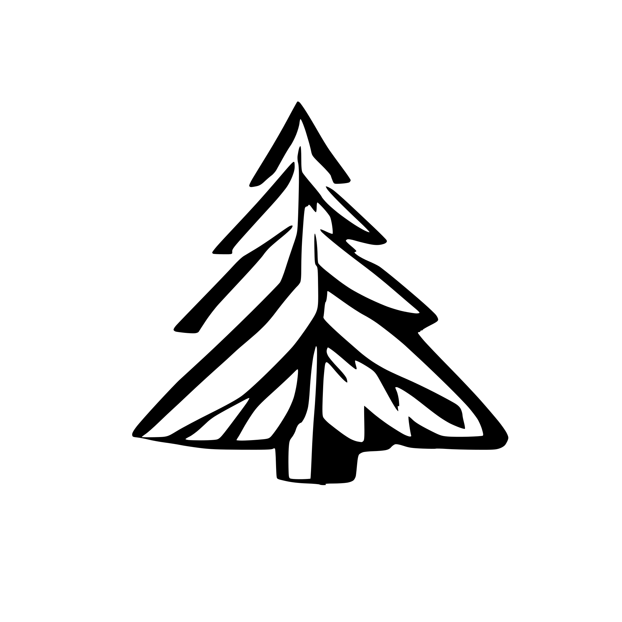AI-generated SVG of 'christmas tree'