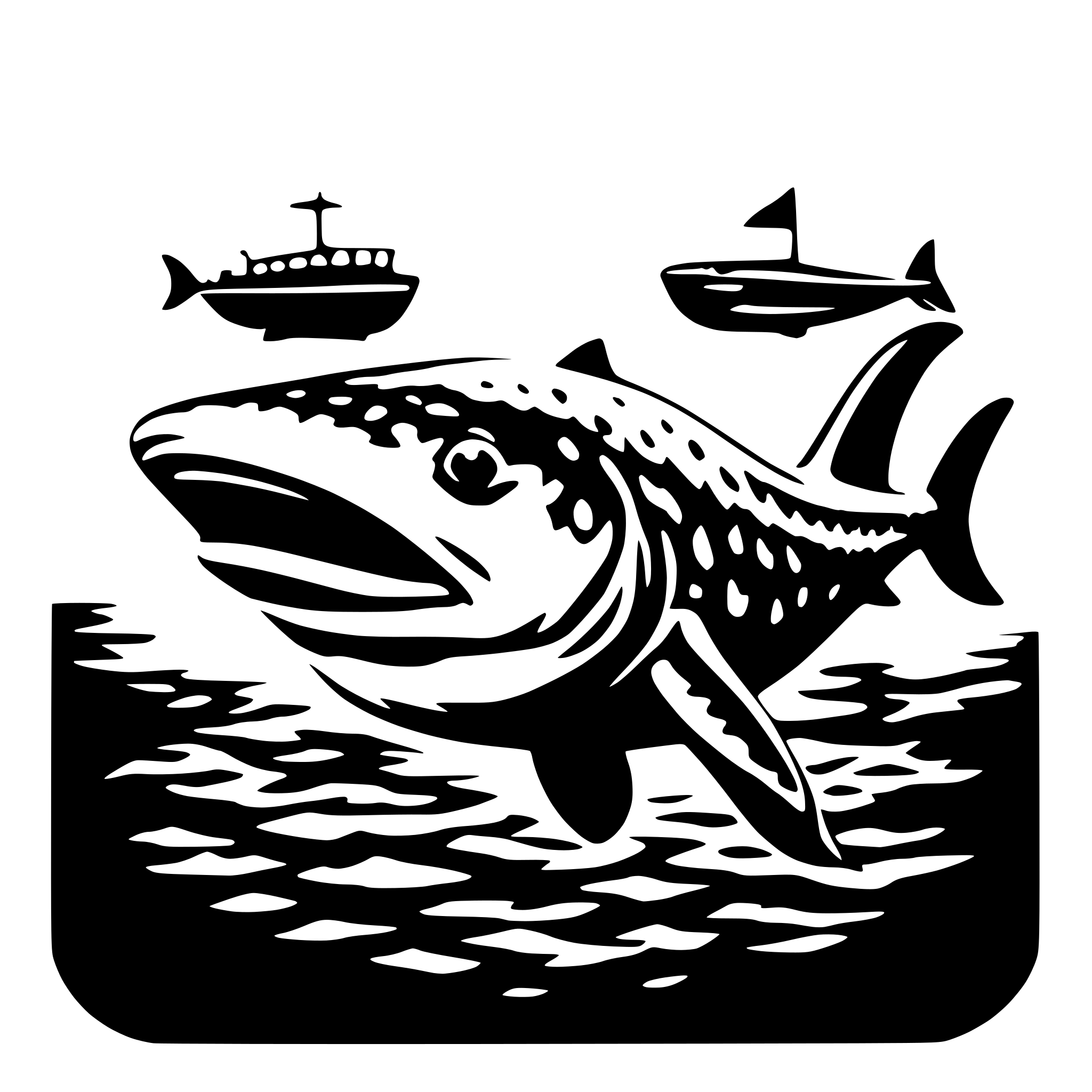 AI-generated SVG of a whale shark