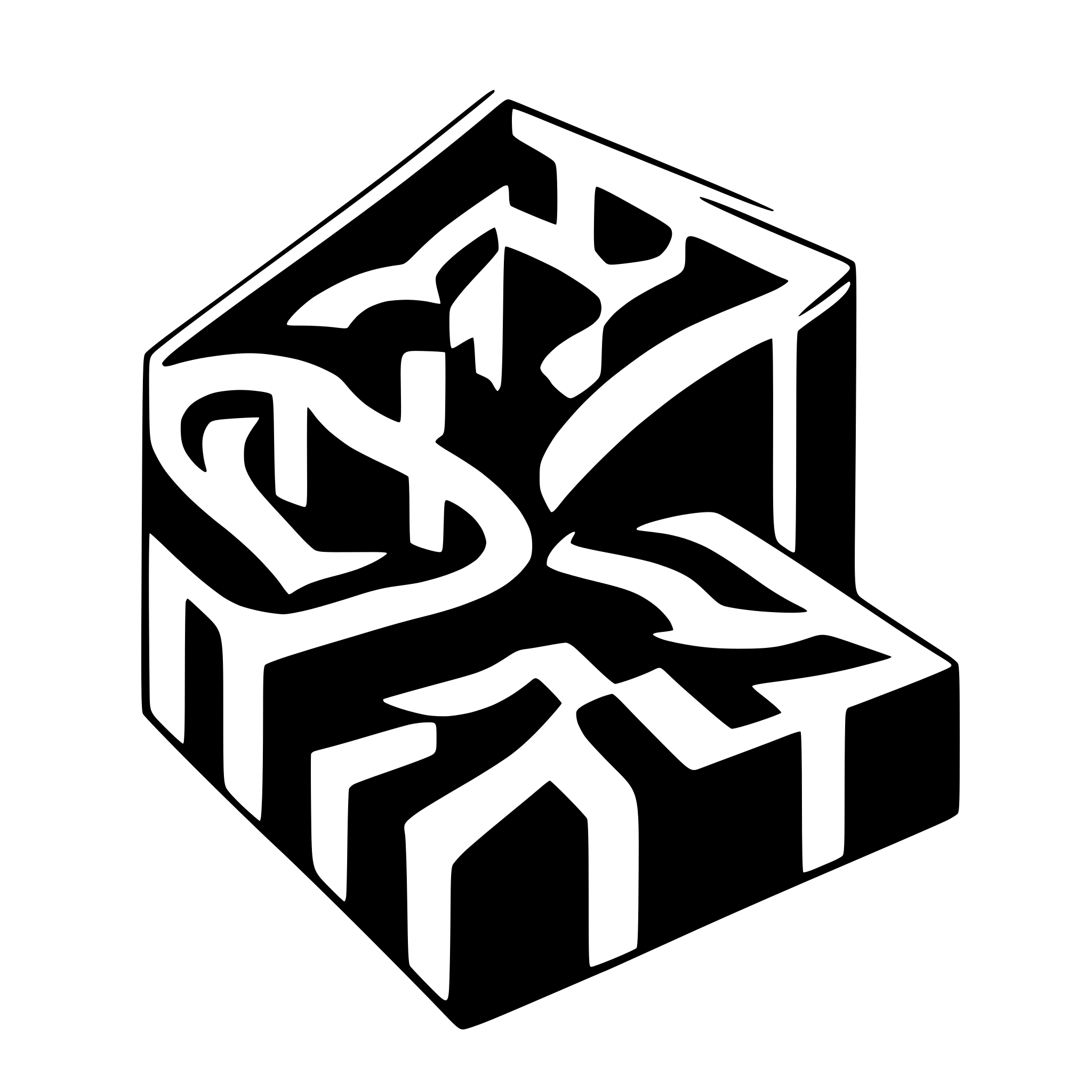 AI-generated SVG of a 3D math illusion