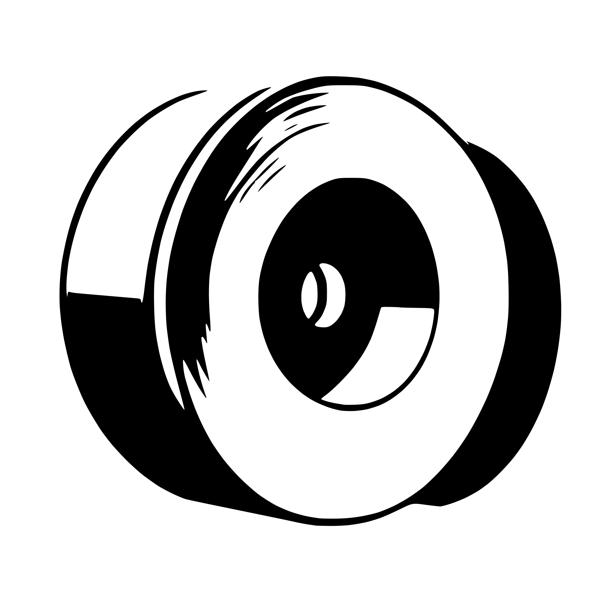 AI-generated SVG of a 3d printing filament roll with material