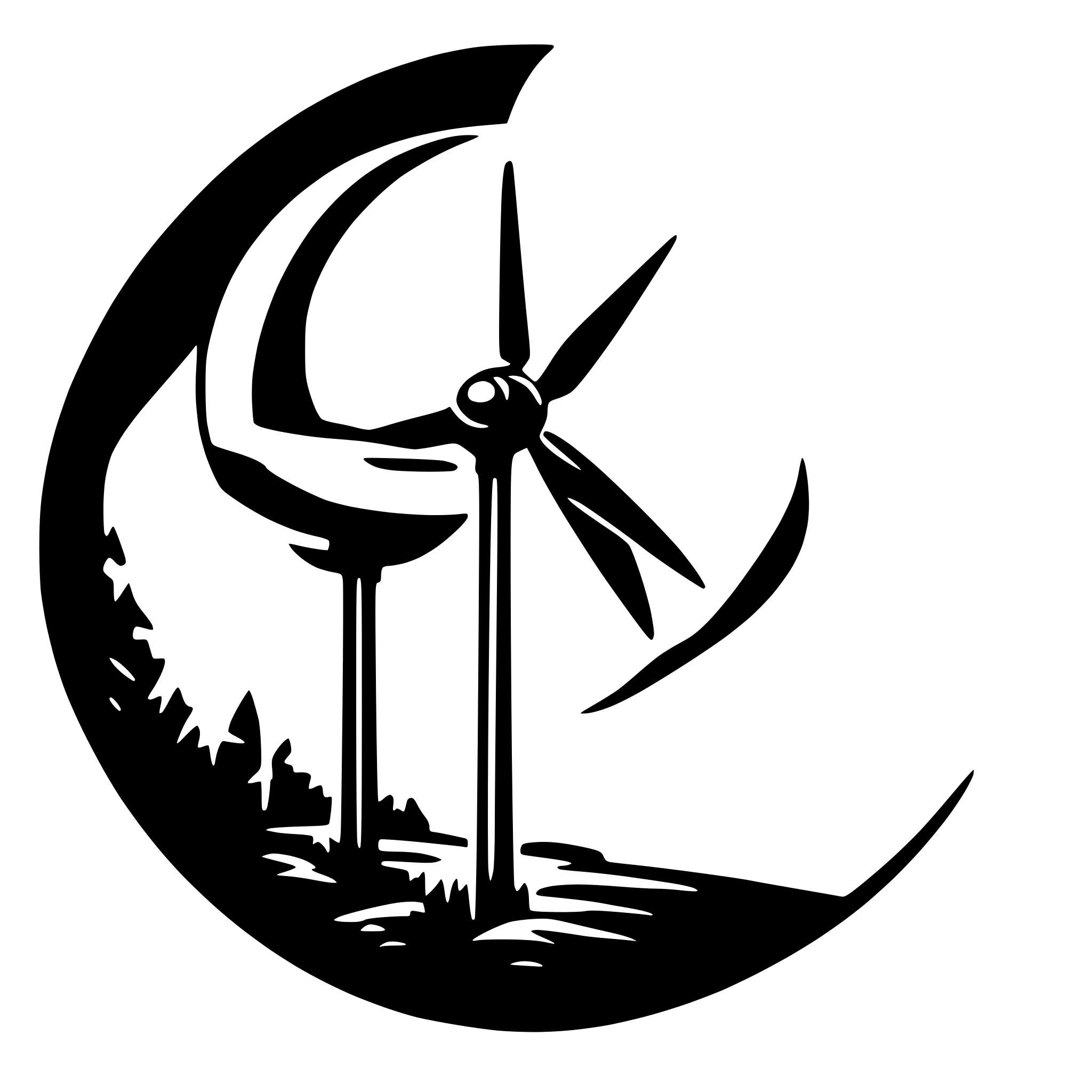 AI-generated SVG of 'wind coin'