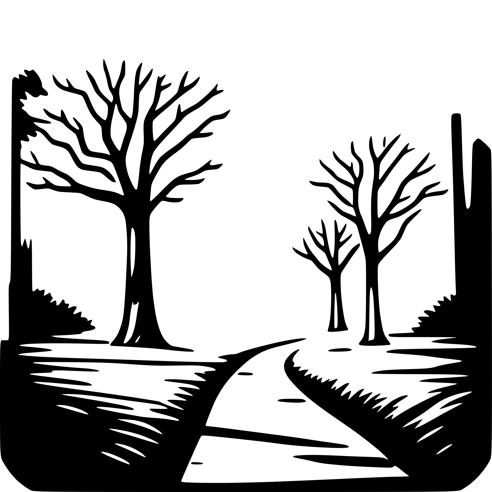 AI-generated SVG of a tree canopy