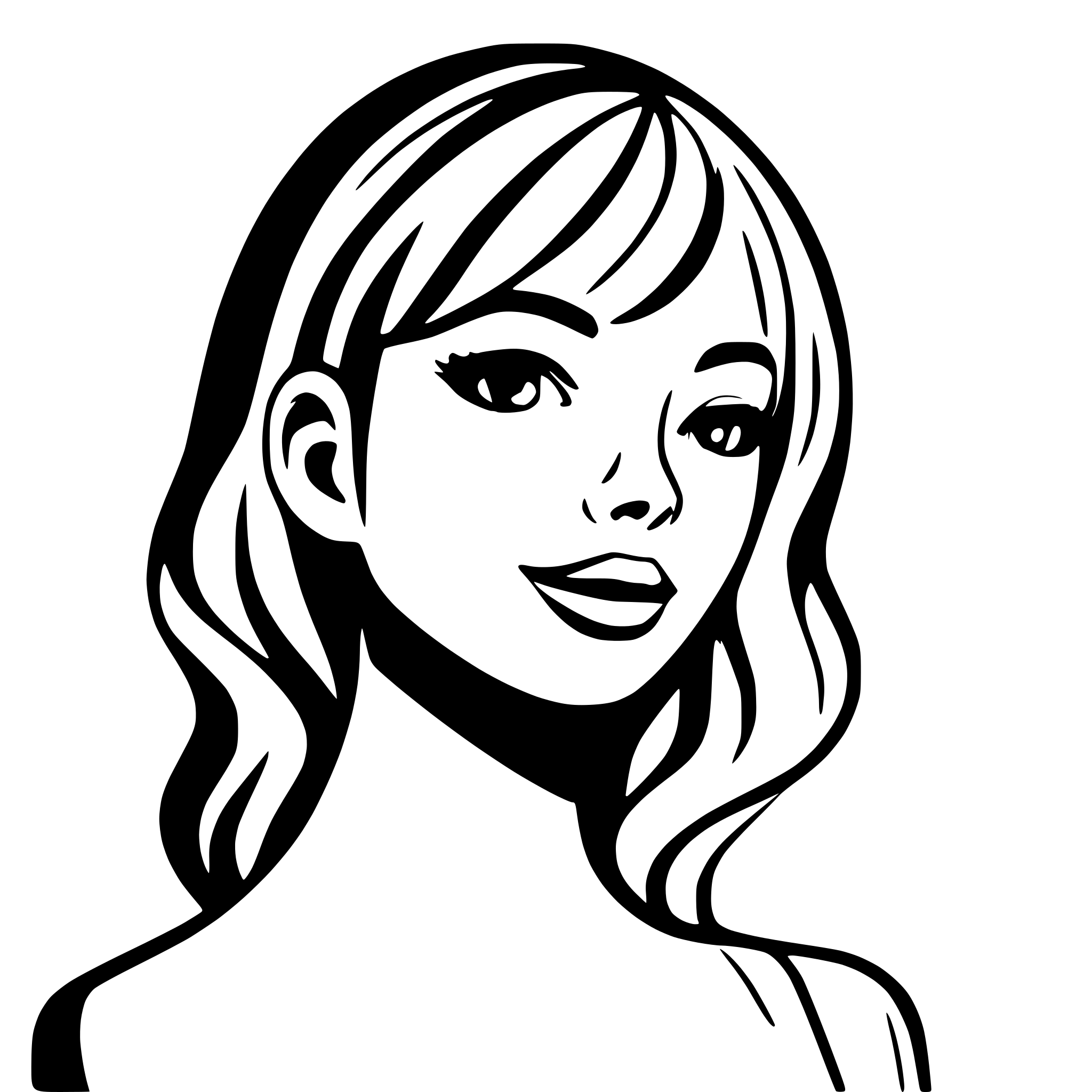AI-generated SVG of 'creative tech girl'